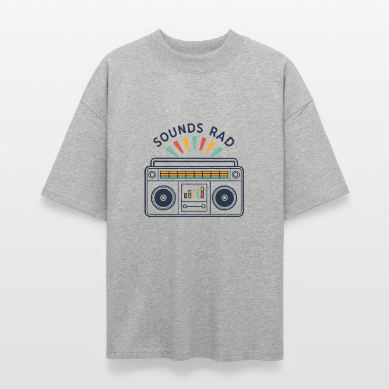 Sounds Rad Boombox Equalizer Retro 80s