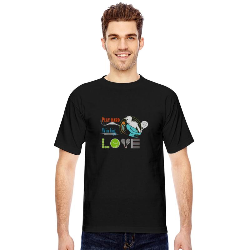 Sports design based tennis lover