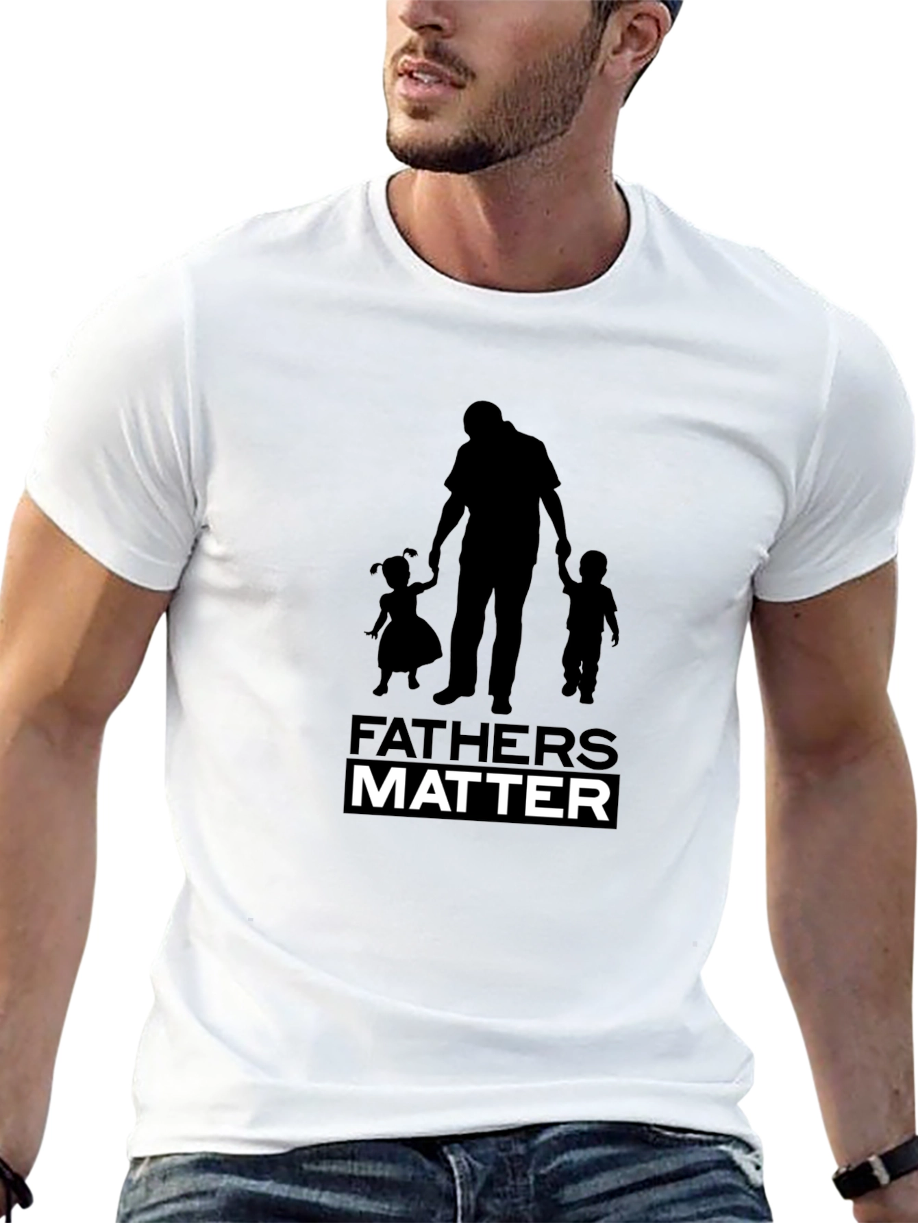Fathers Matter Black Graphic Tee