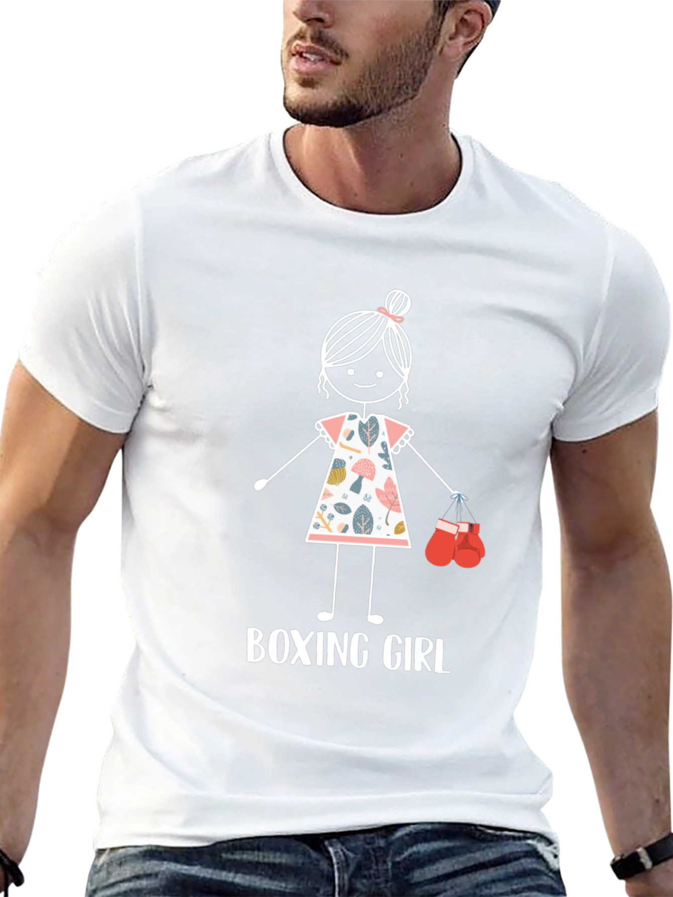 Boxing Girl T-Shirt - Cute Fighter Tee
