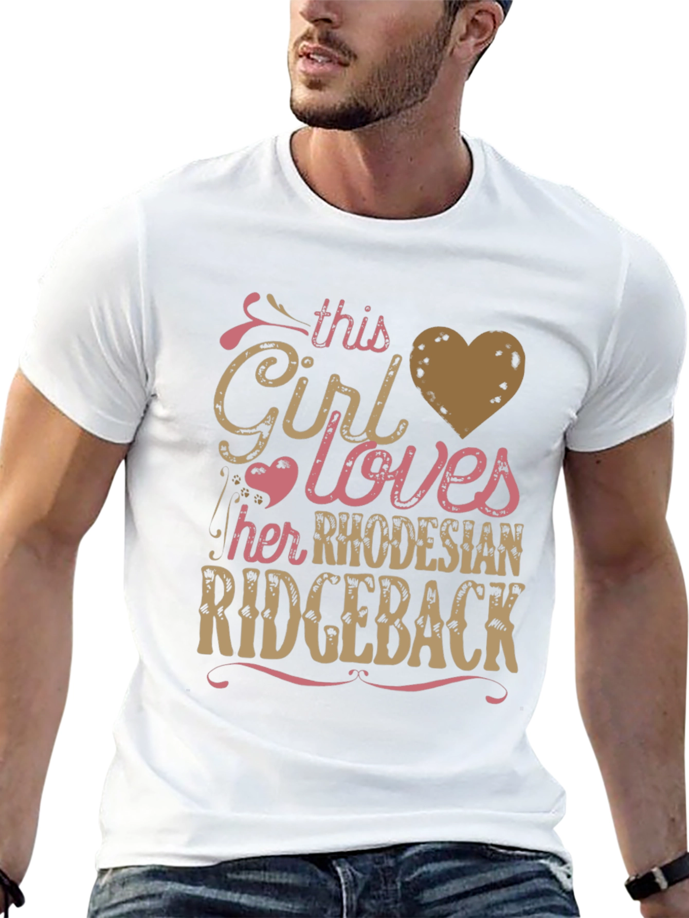 Rhodesian Ridgeback Lover T-Shirt - Girls Best Friend Tee