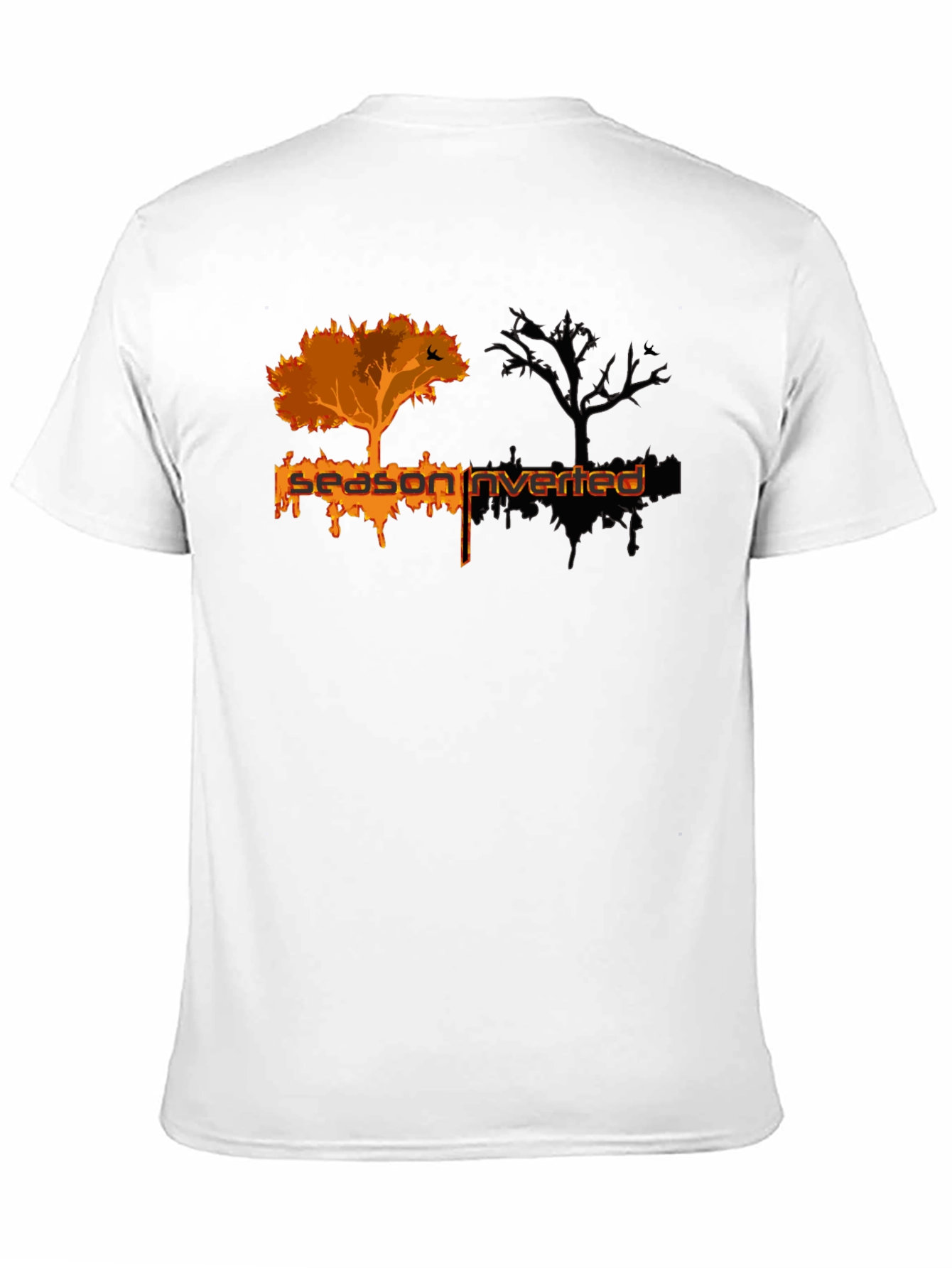 Season Inverted Black Graphic T-Shirt