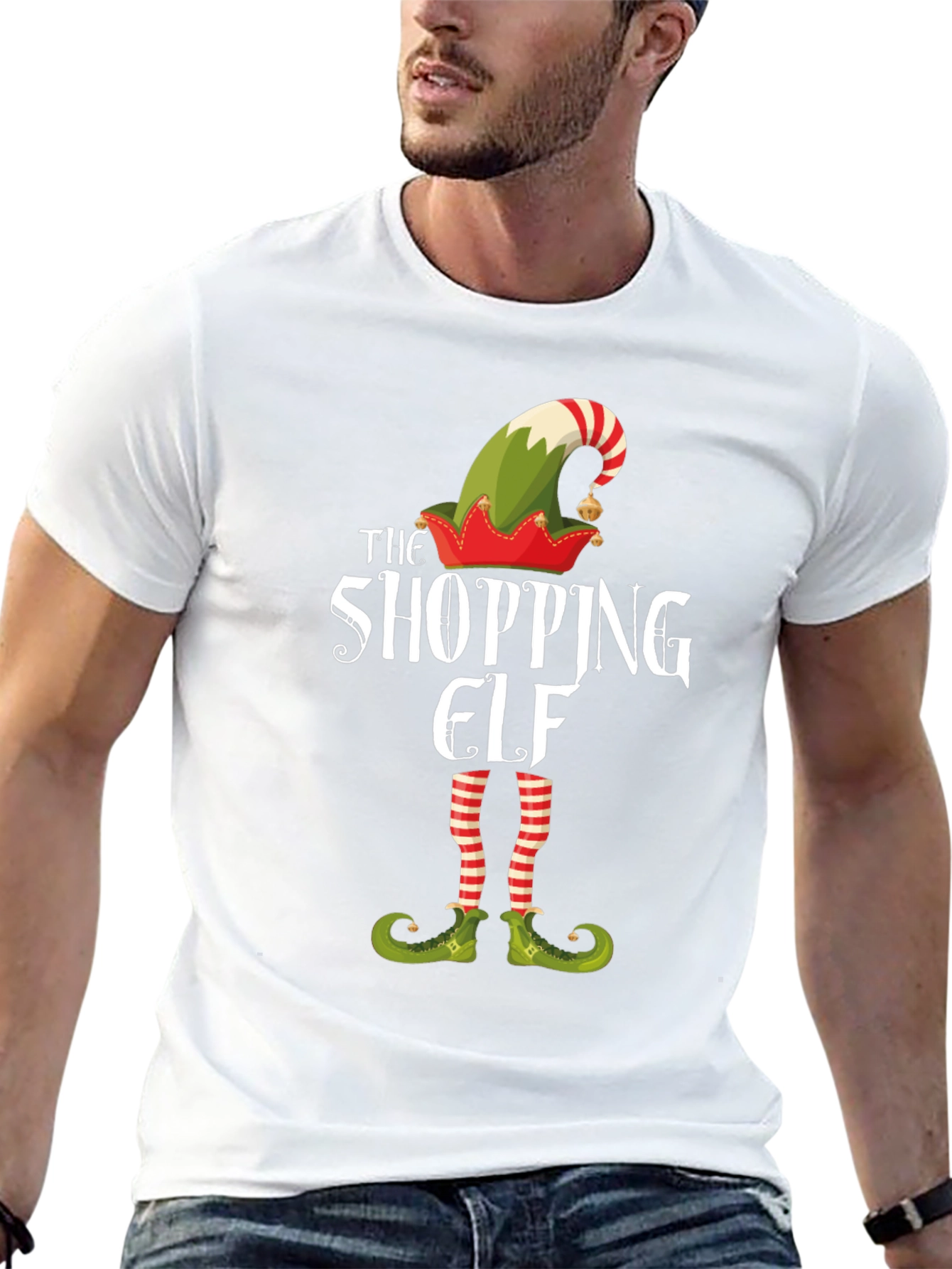 Shopping Elf Graphic Tee
