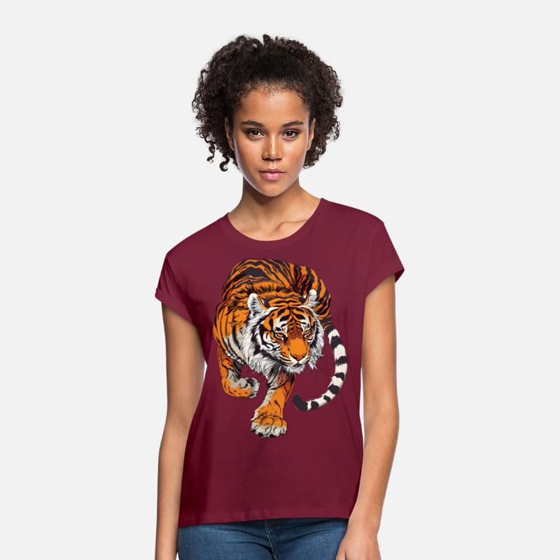 Tiger Design Wild Nature Forest Animals Theme