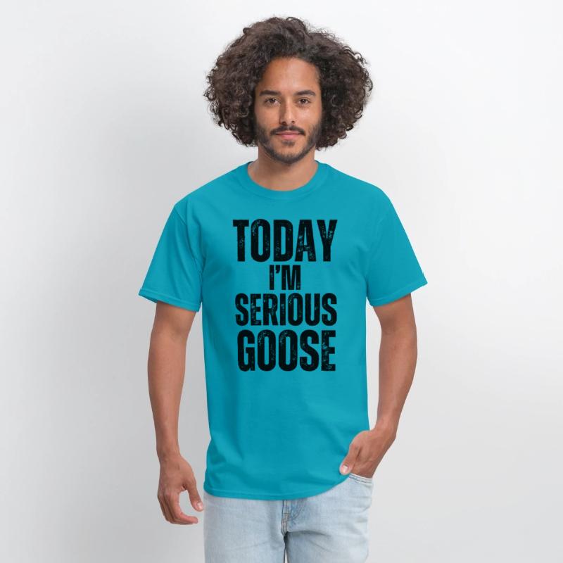 Today I'm A Serious Goose funny goose t-shirt