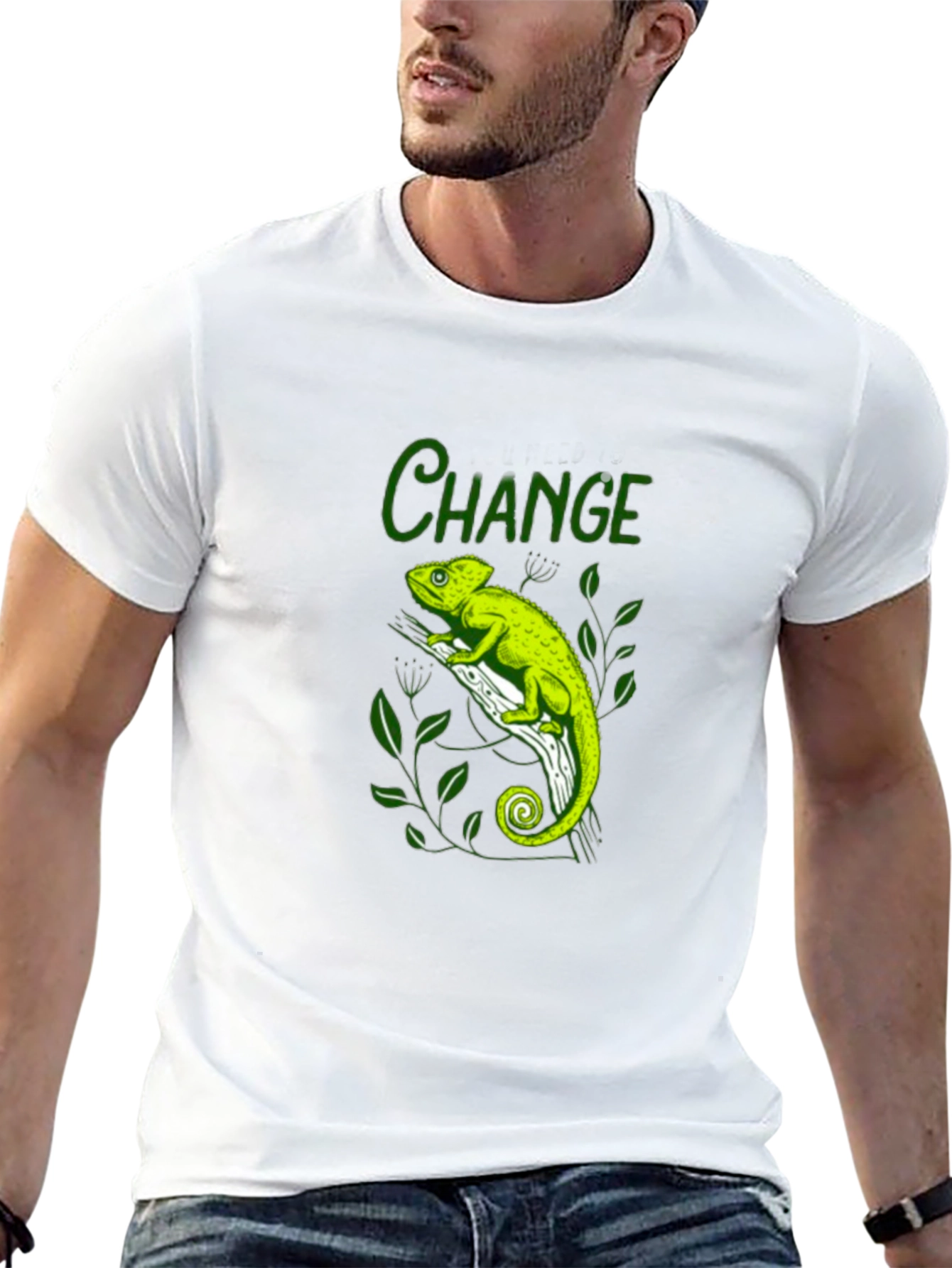 Change Chameleon Graphic Tee - Black T-Shirt
