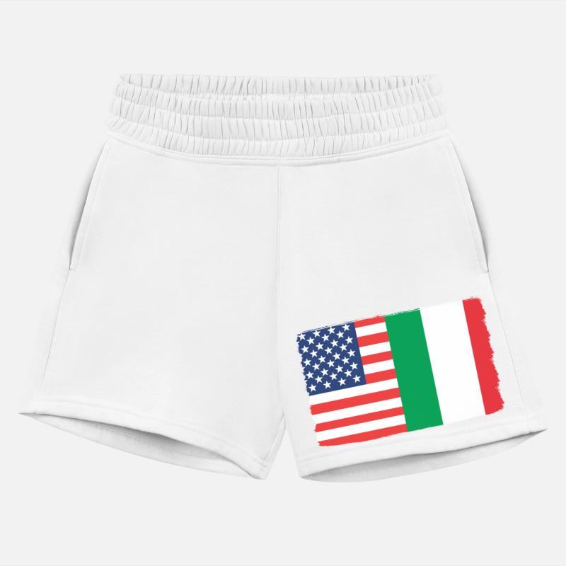 USA Italy Italian American Flag