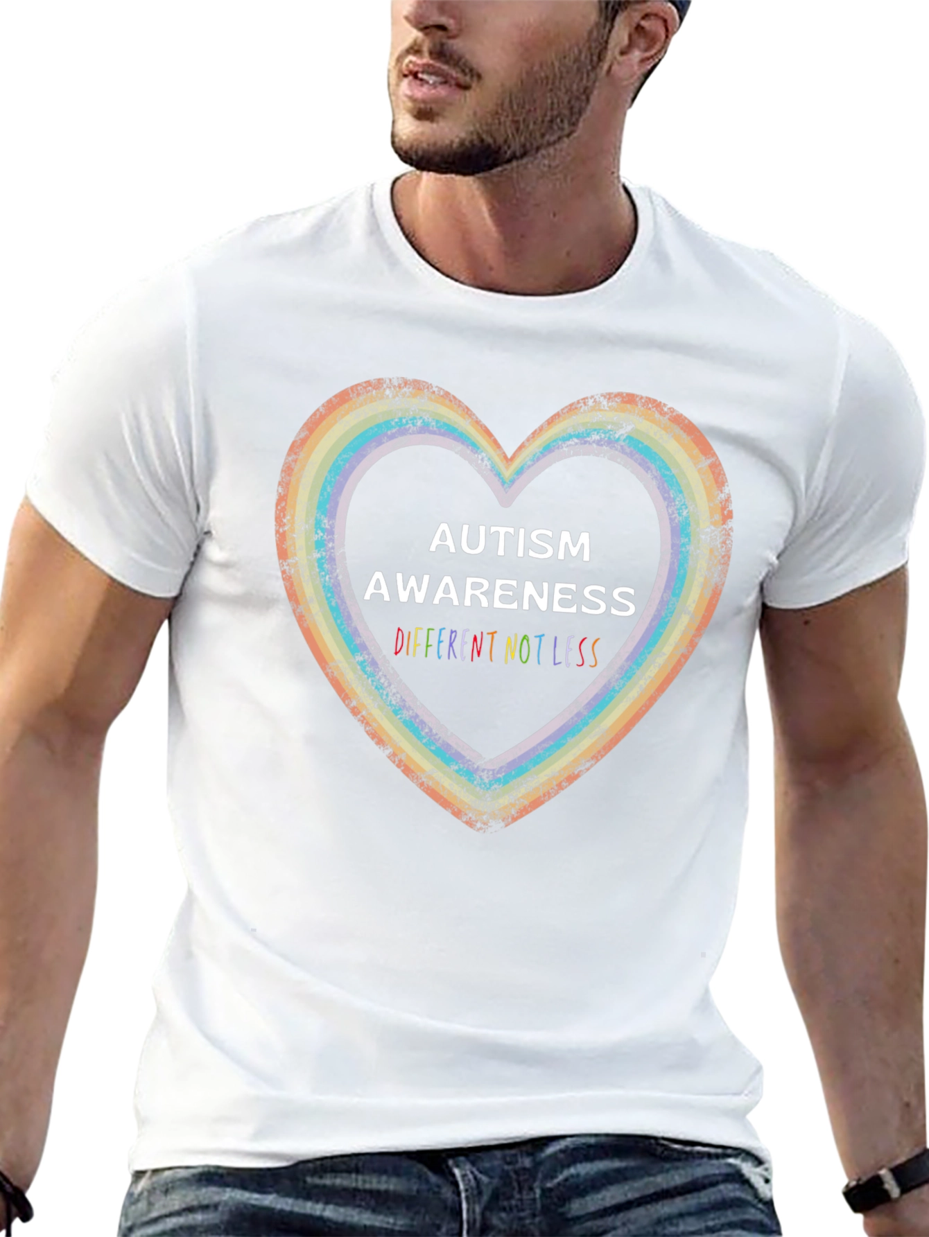Autism Awareness Graphic Tee: Different Not Less
