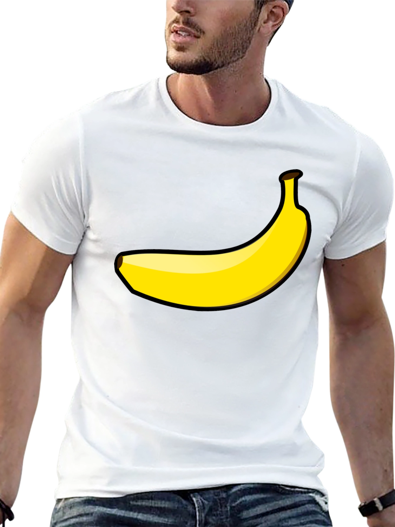 Banana Graphic Black T-Shirt