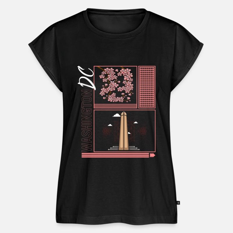 Washington DC Shirt, Cherry Blossom Floral Pop