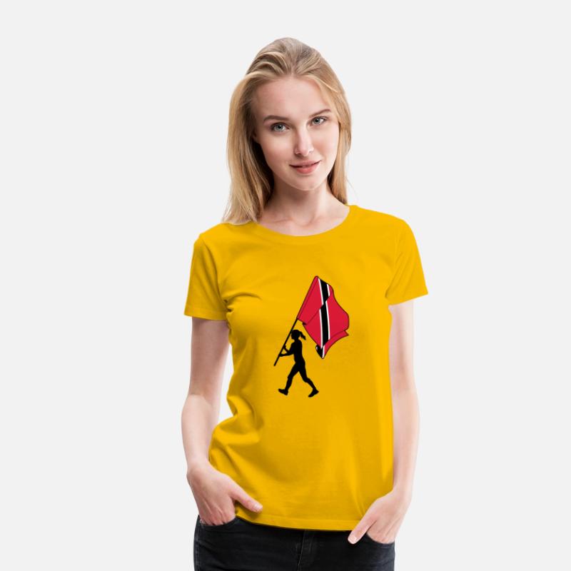 Woman flag Trinidad Tobago