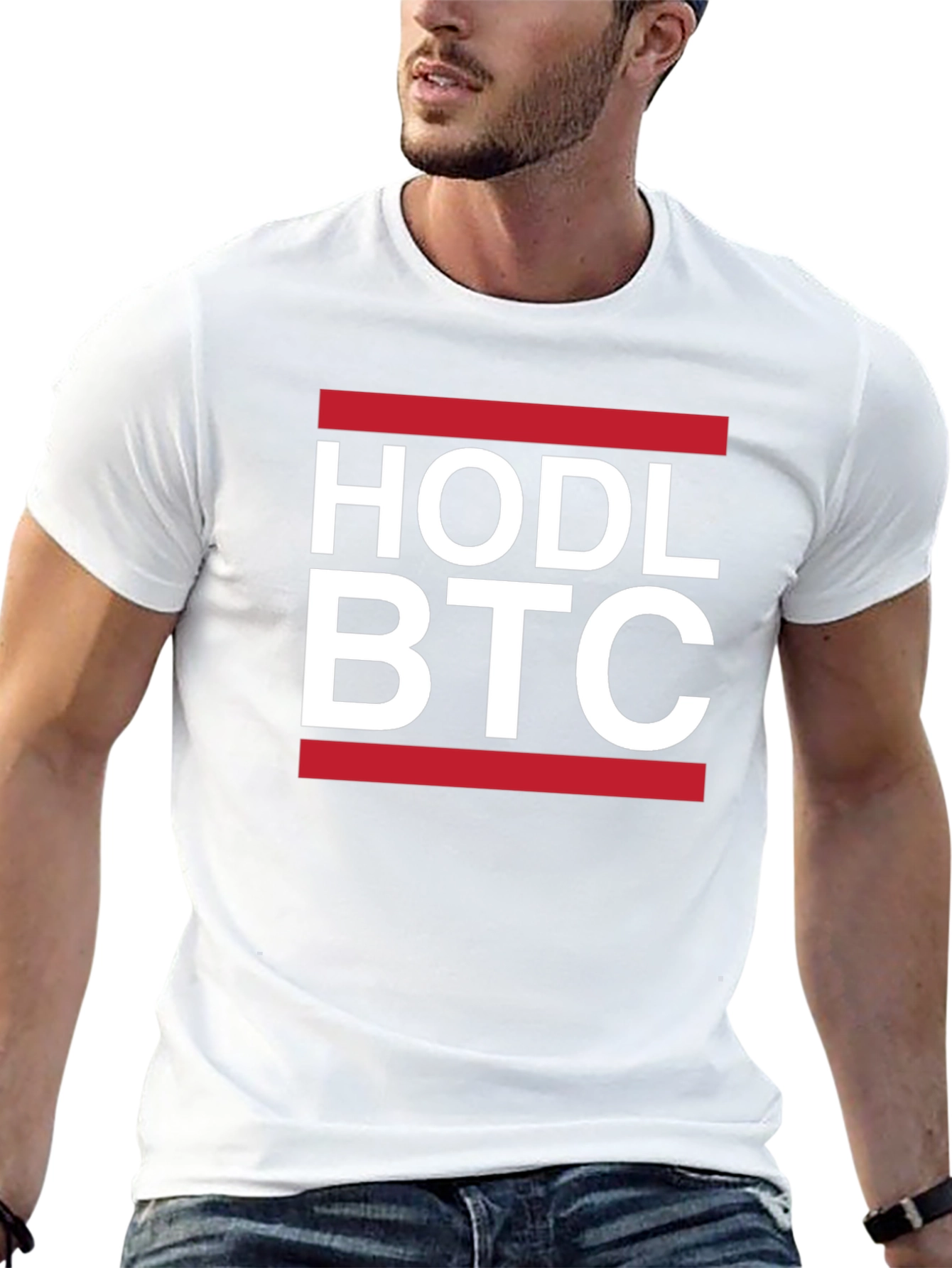 HODL BTC Crypto T-Shirt - Bitcoin Cryptocurrency Tee