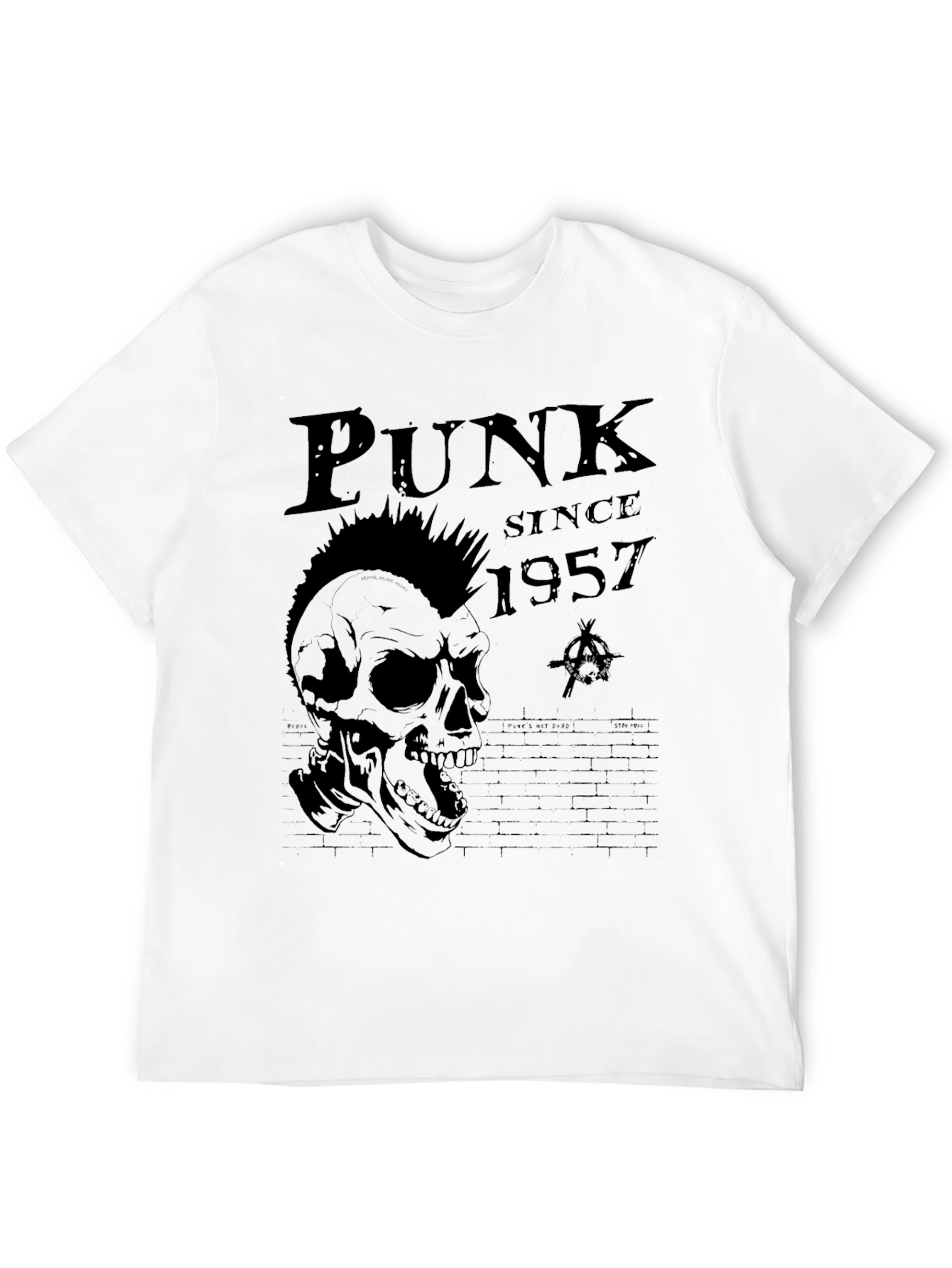 Punk Since 1957 Graphic Tee - Black