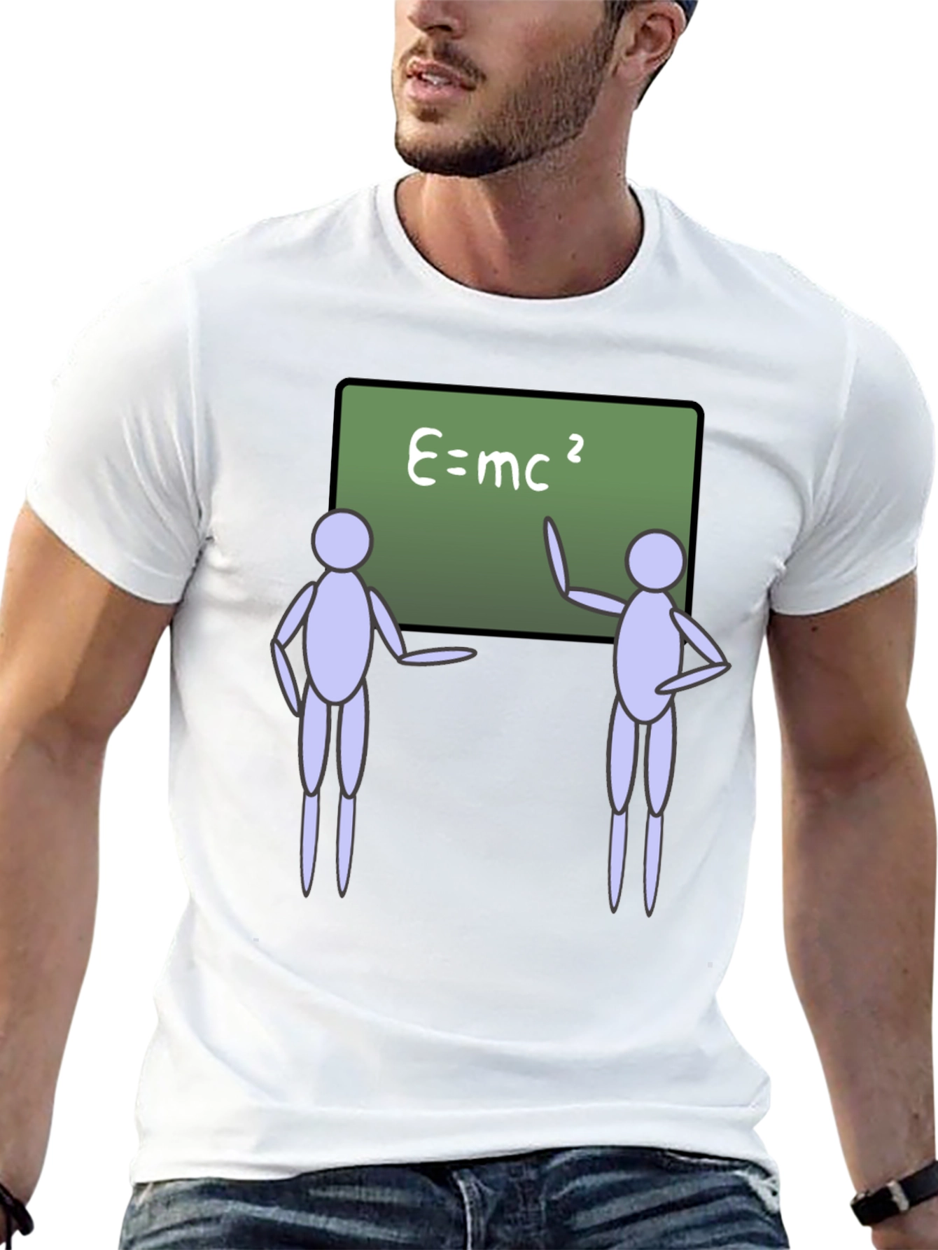 E=mc² Black T-Shirt