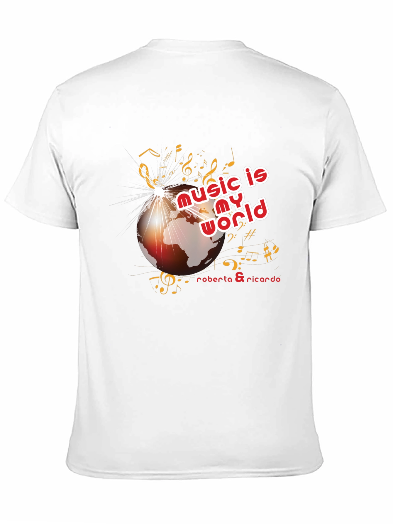 Music is My World Black Graphic Tee