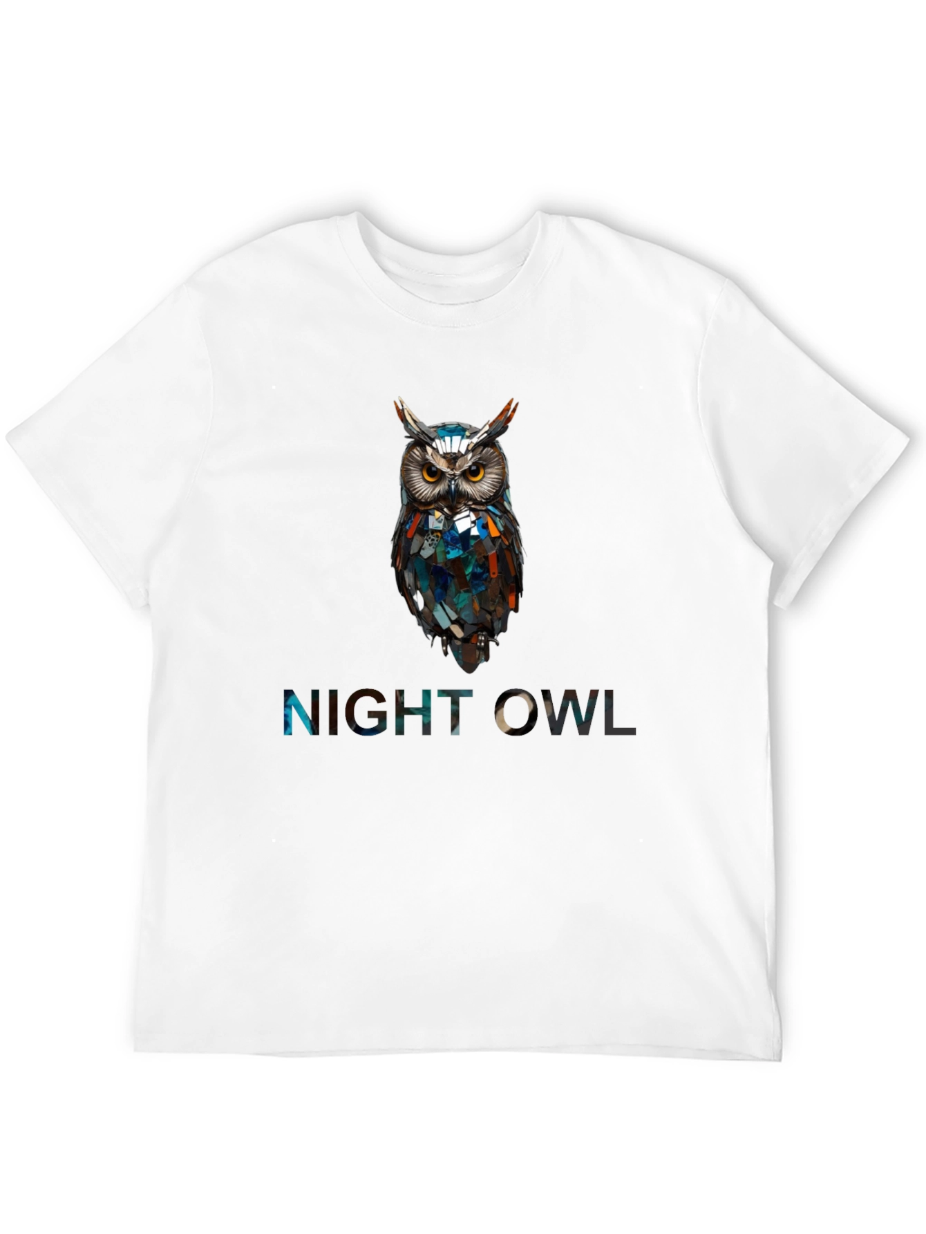 Night Owl Graphic Print T-Shirt