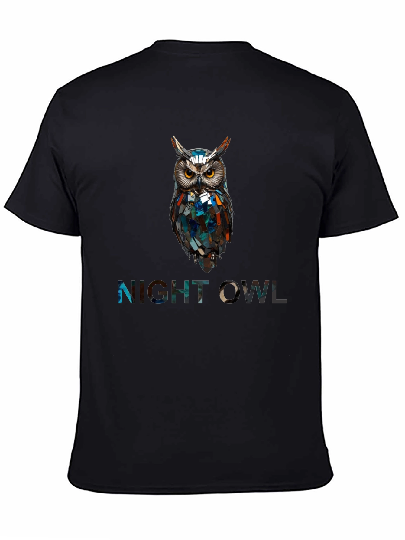Night Owl Graphic Print T-Shirt