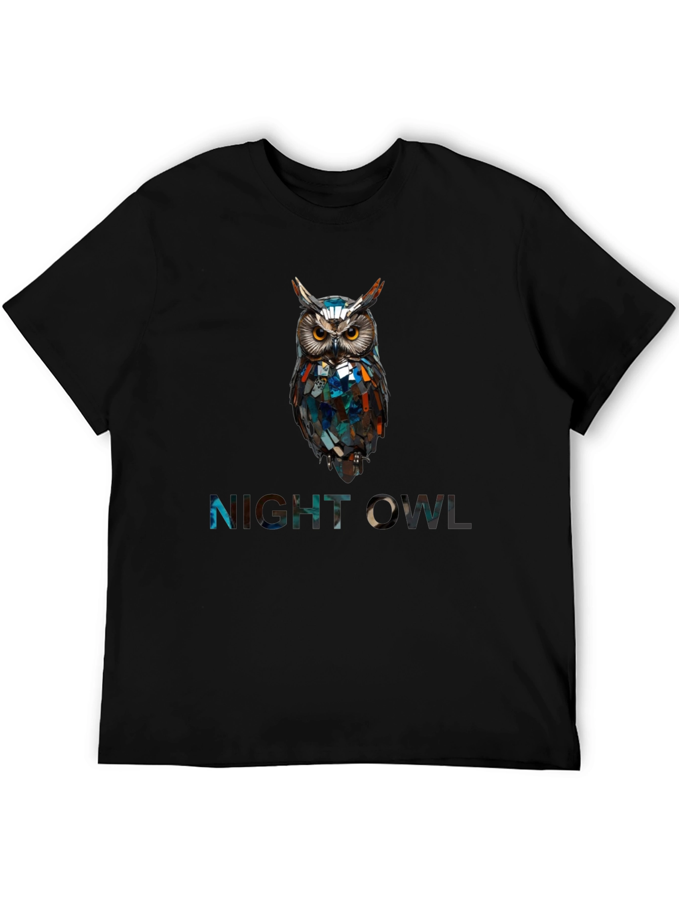 Night Owl Graphic Print T-Shirt