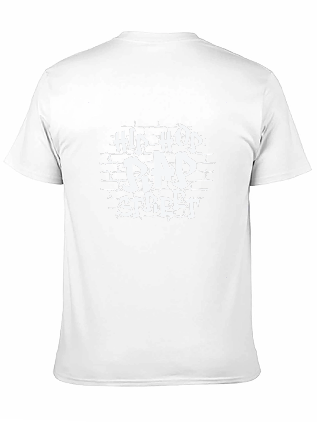 Hip Hop Rap Street Graphic Black T-Shirt