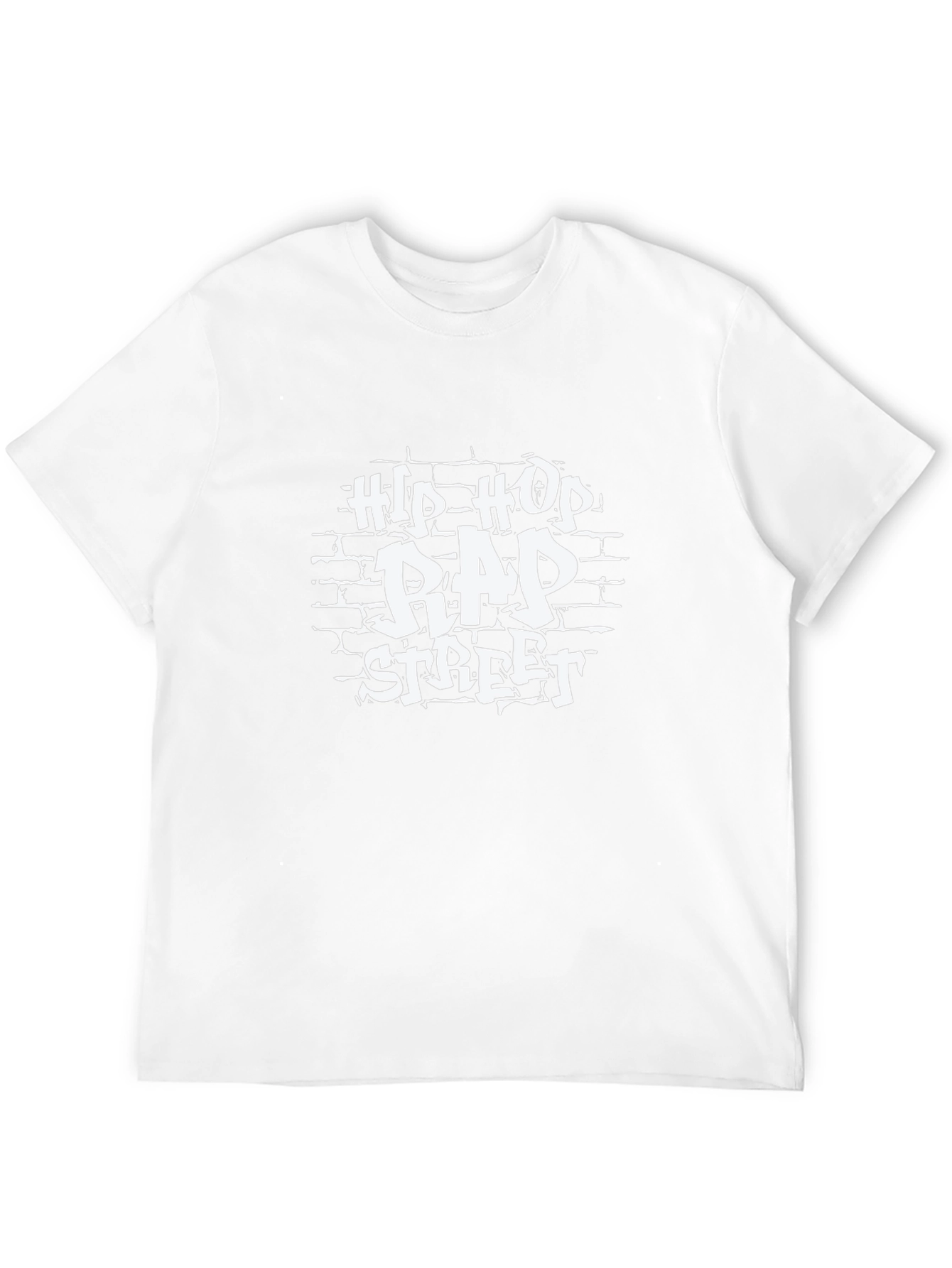 Hip Hop Rap Street Graphic Black T-Shirt