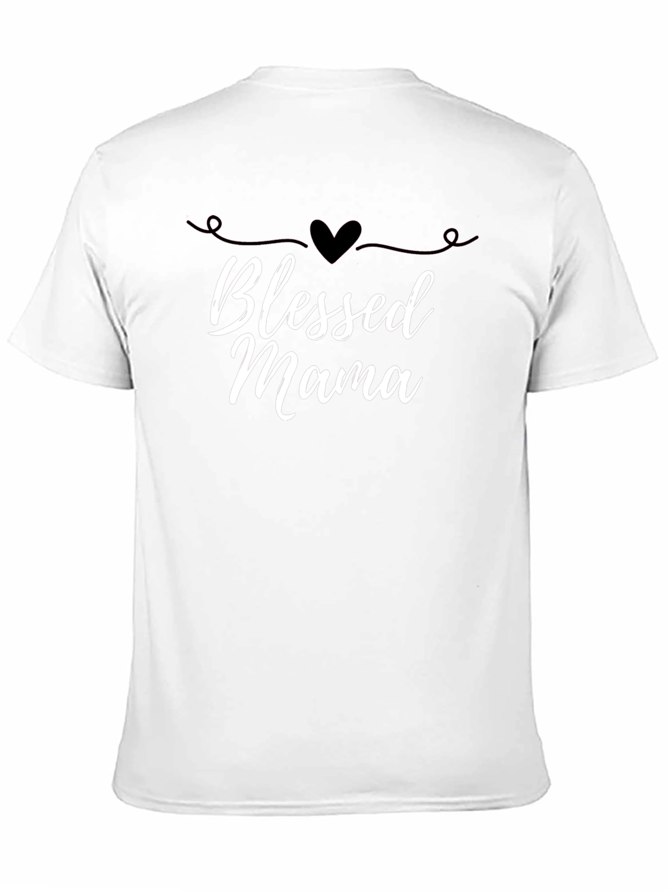 Blessed Mama Graphic Tee - Black T-Shirt