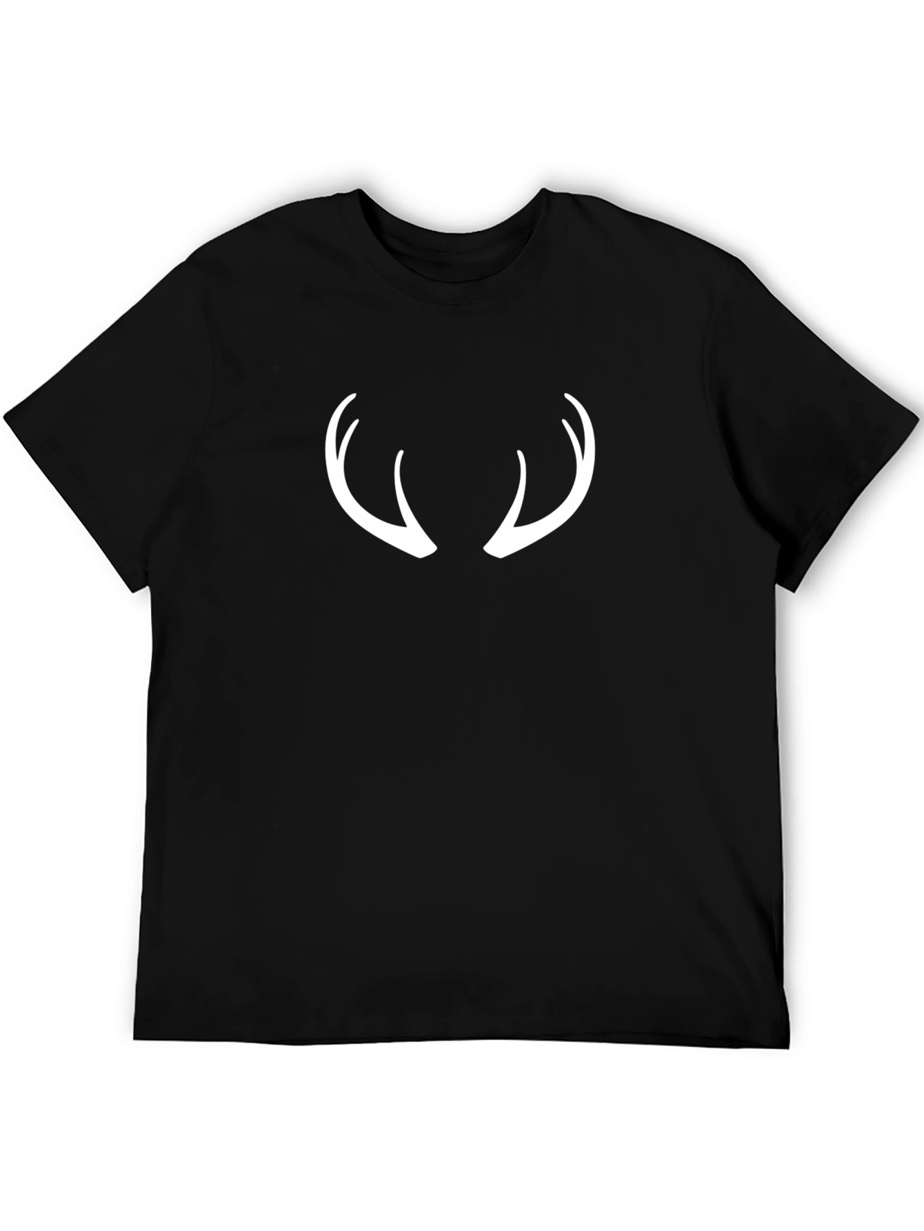 Antler Graphic Black T-Shirt