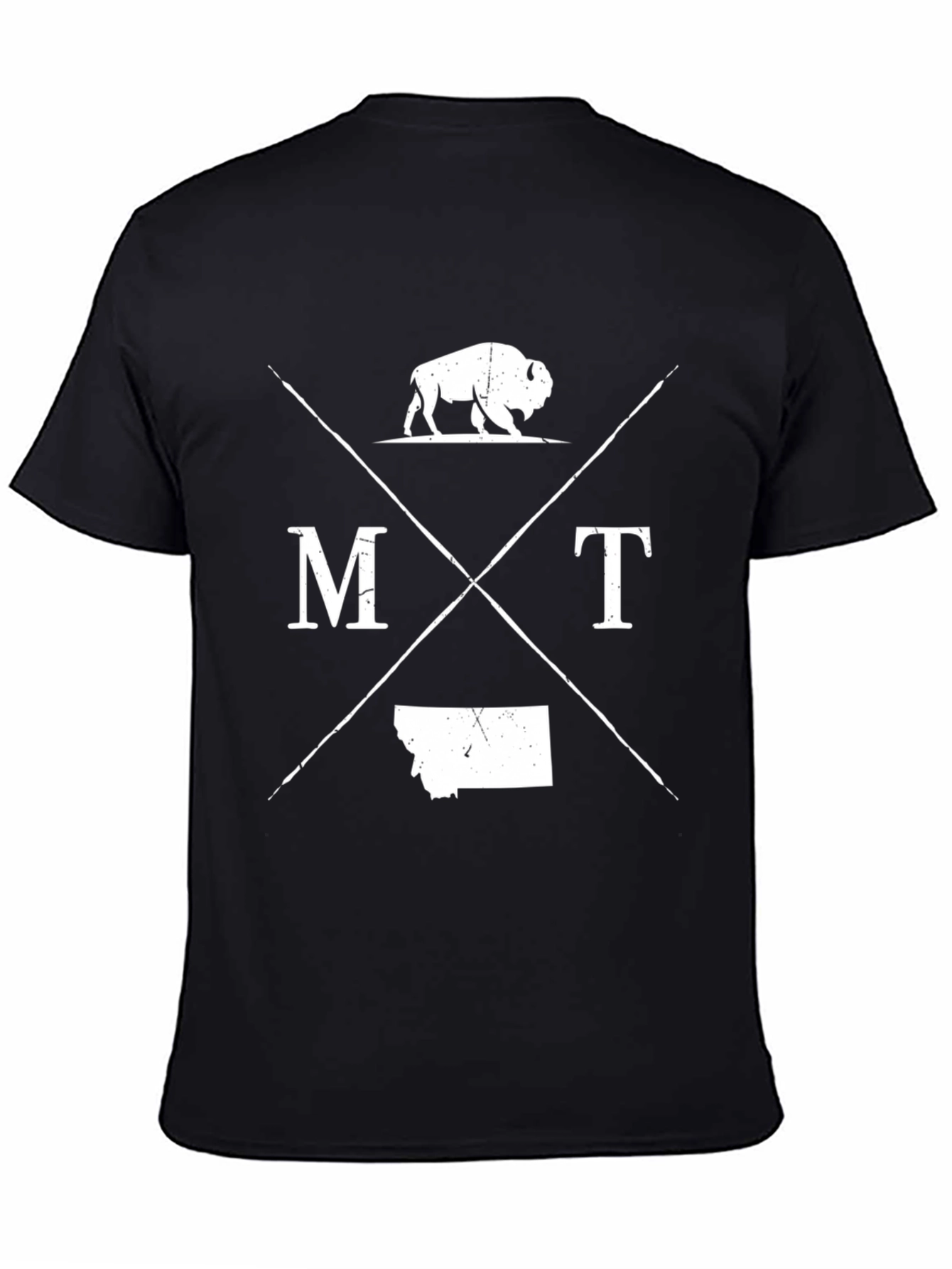 Montana Graphic Tee Bison MT State
