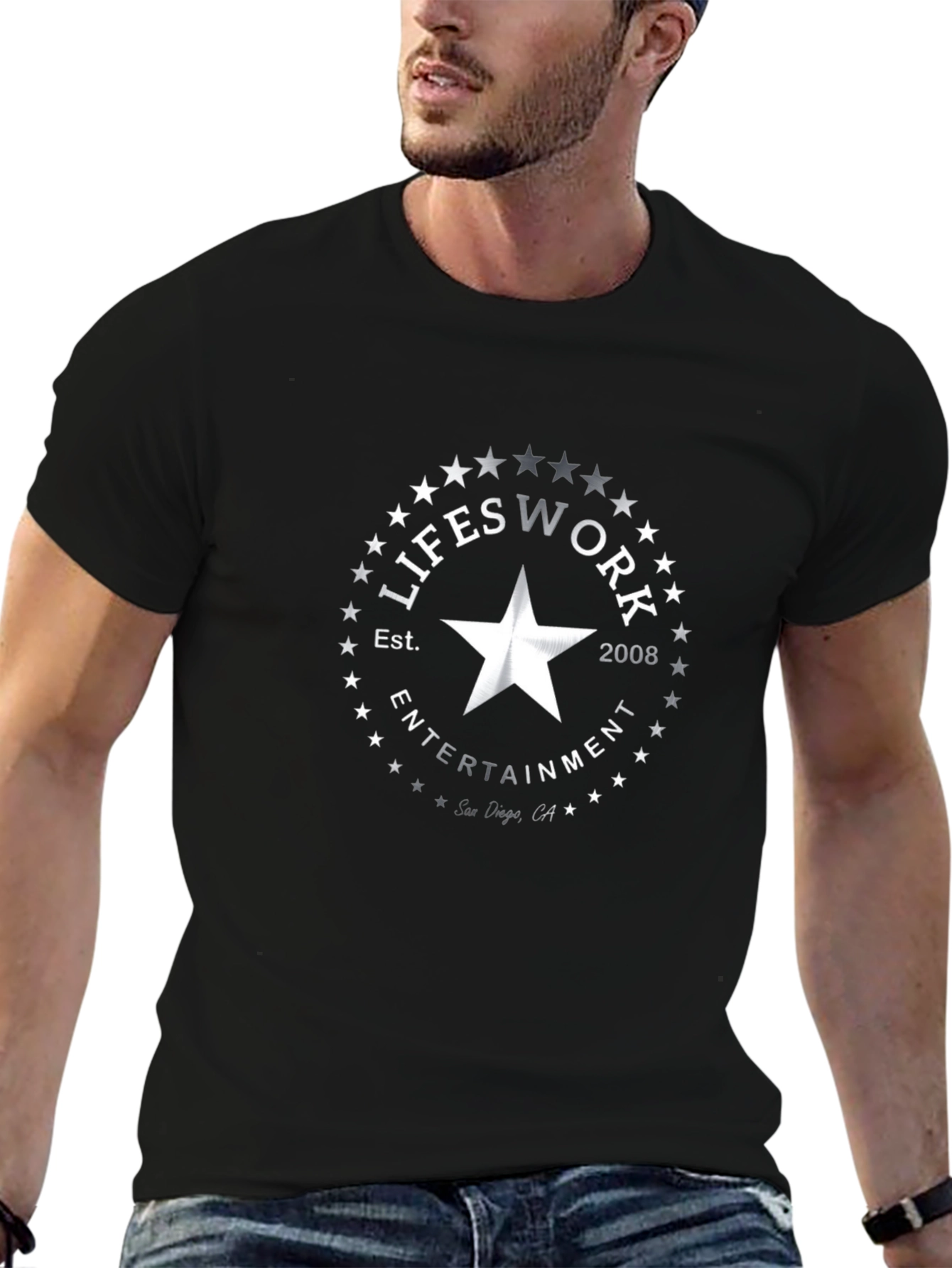 Lifes Work Entertainment Black T-Shirt