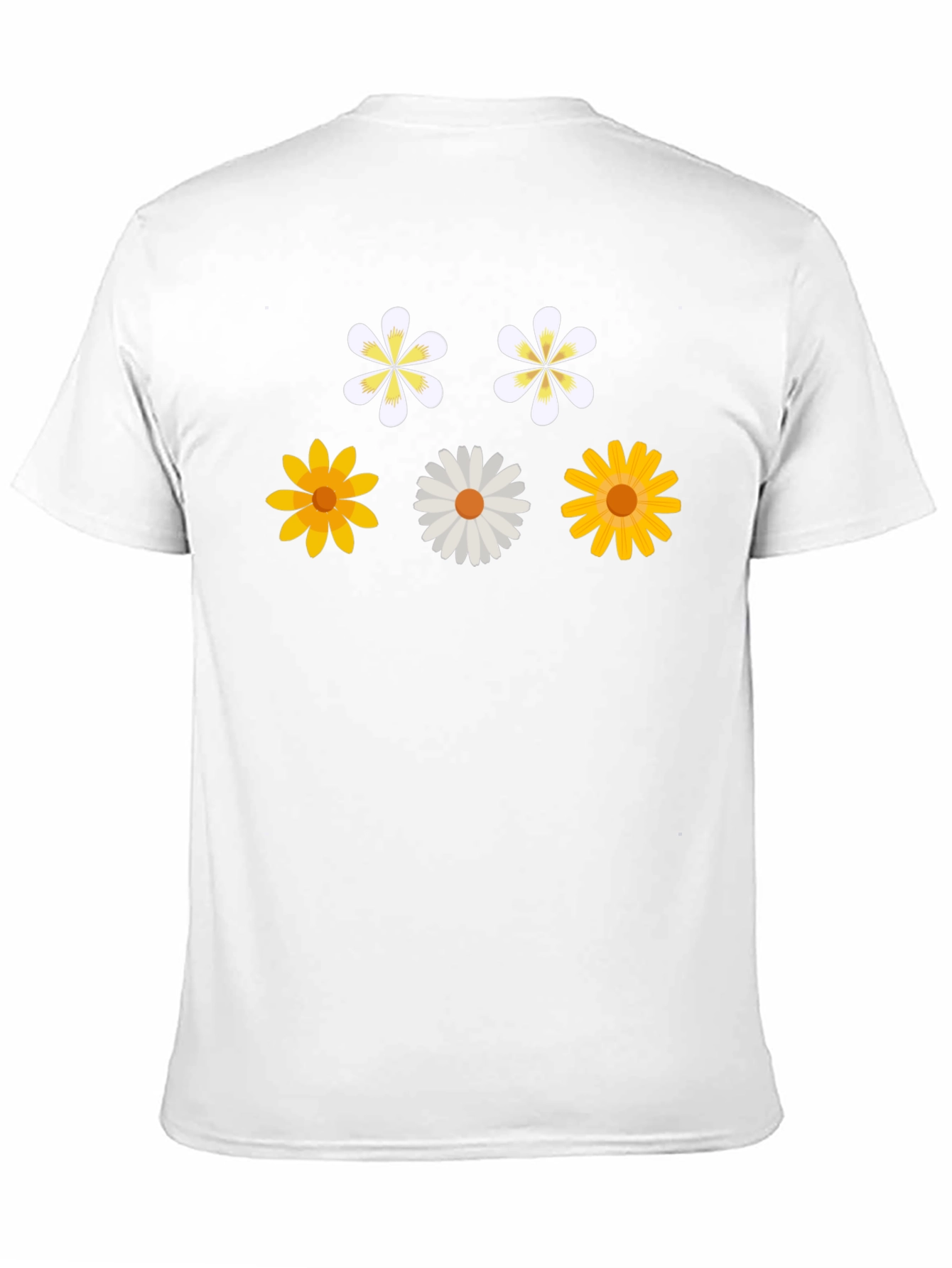 Floral Print Black T-Shirt - Stylish & Casual