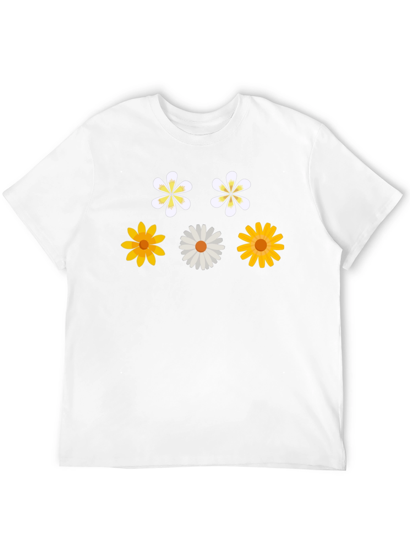 Floral Print Black T-Shirt - Stylish & Casual