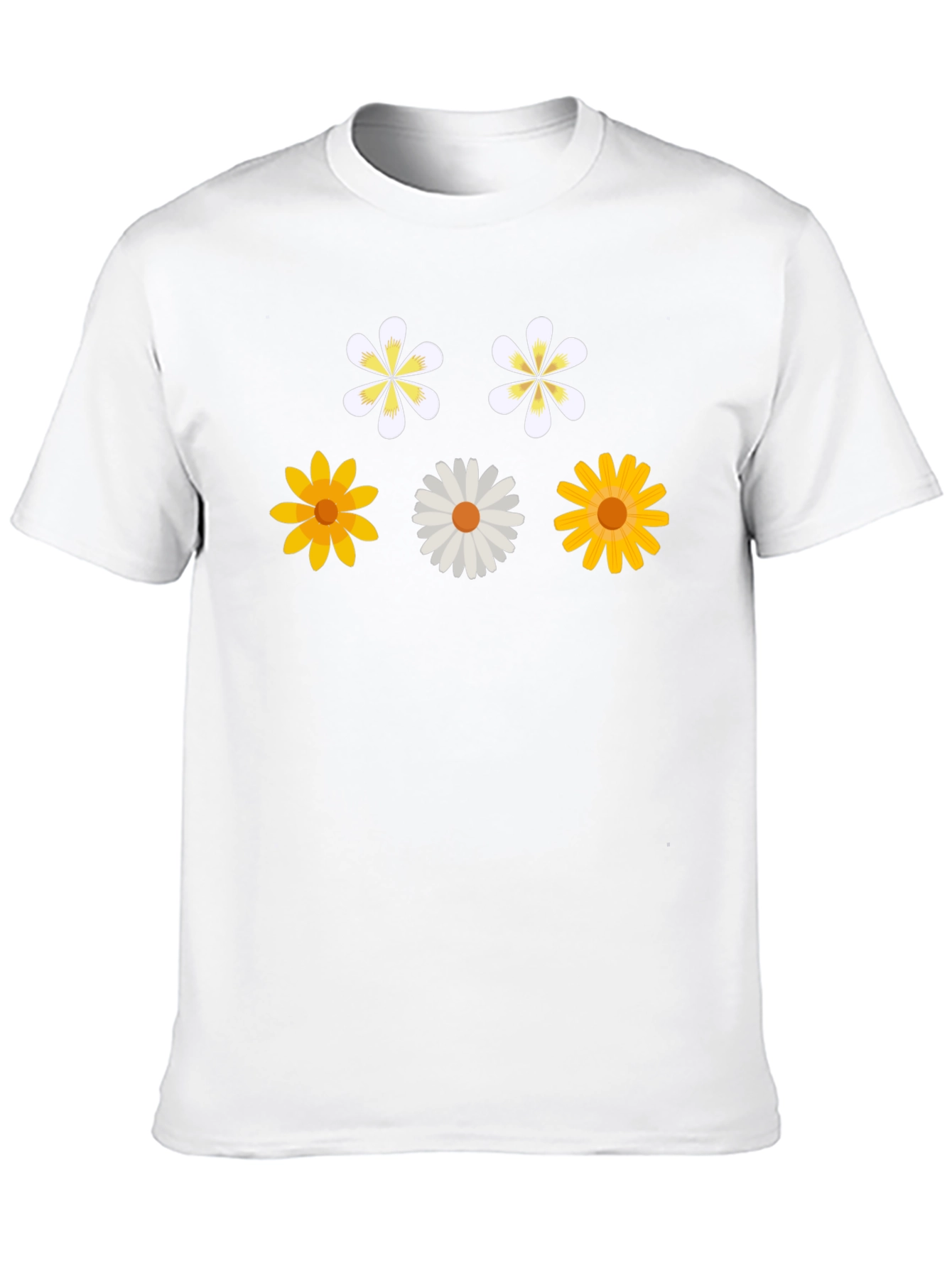 Floral Print Black T-Shirt - Stylish & Casual