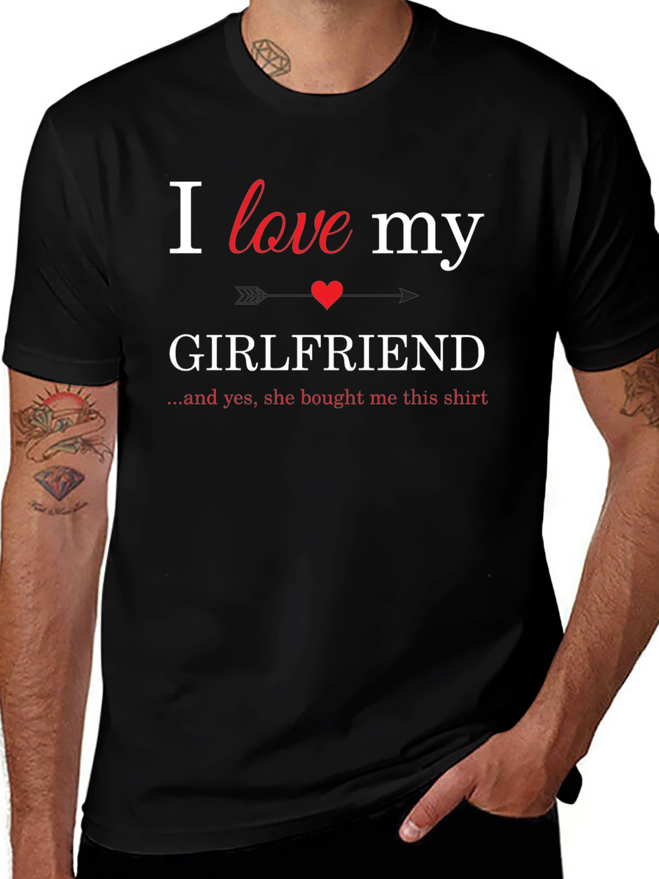 I Love My Girlfriend T-Shirt