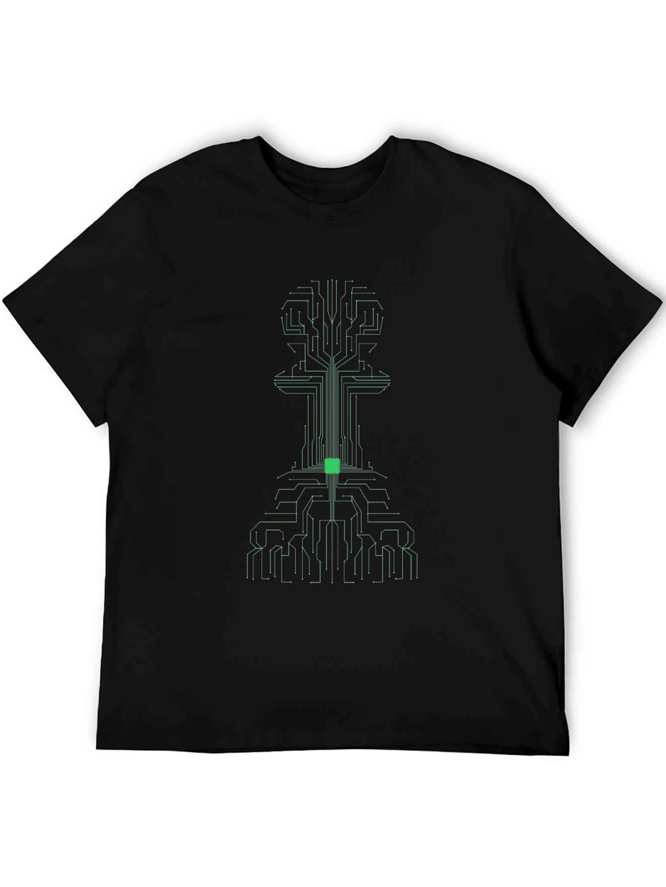 Tech Pawn Graphic Tee - Black Short Sleeve