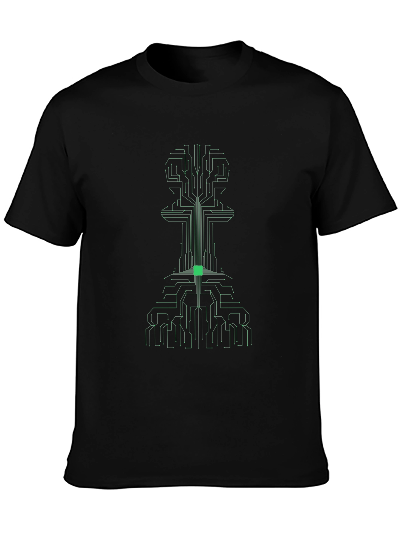Tech Pawn Graphic Tee - Black Short Sleeve