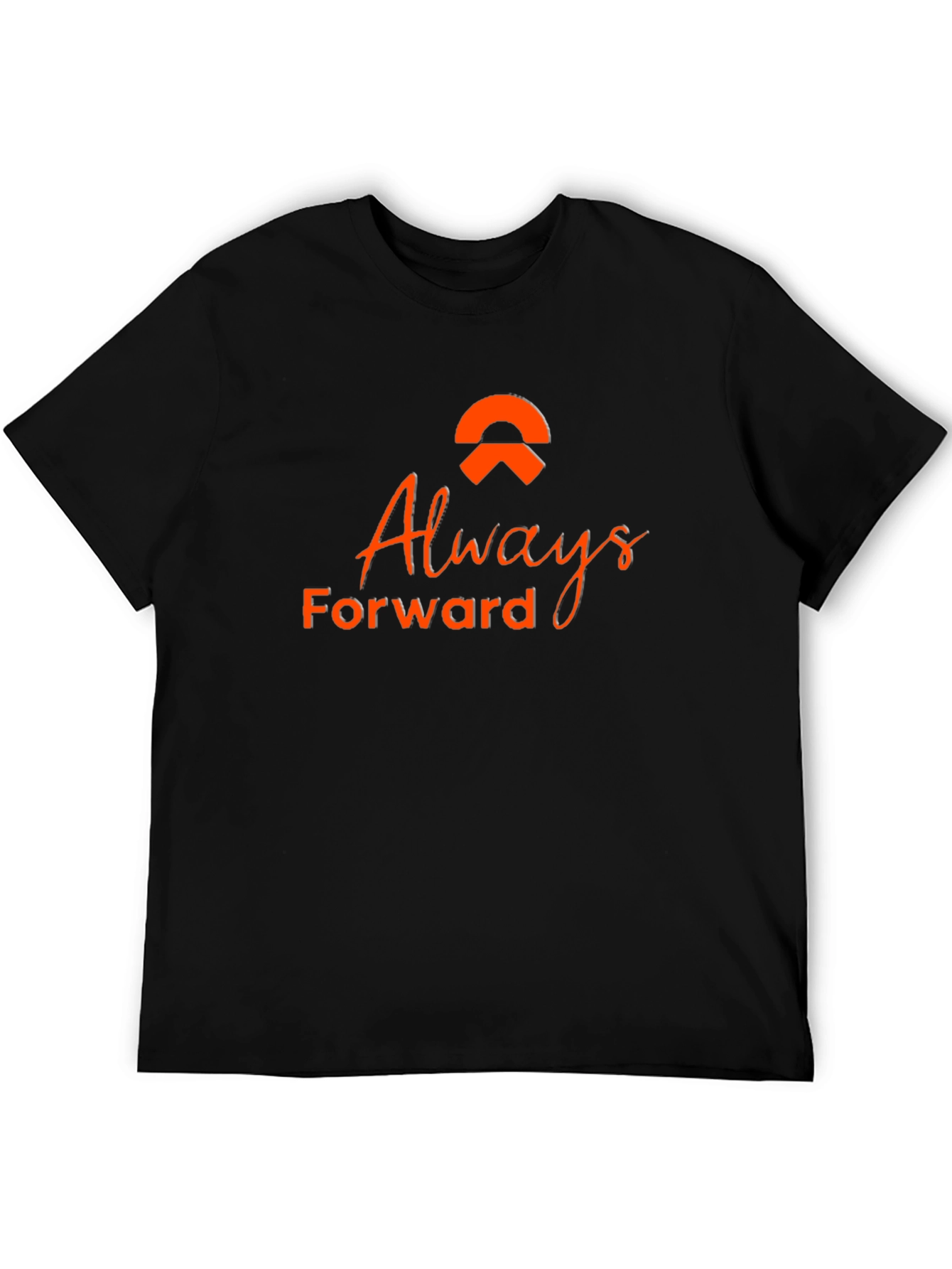 Always Forward Black Tee - Stylish Graphic T-Shirt