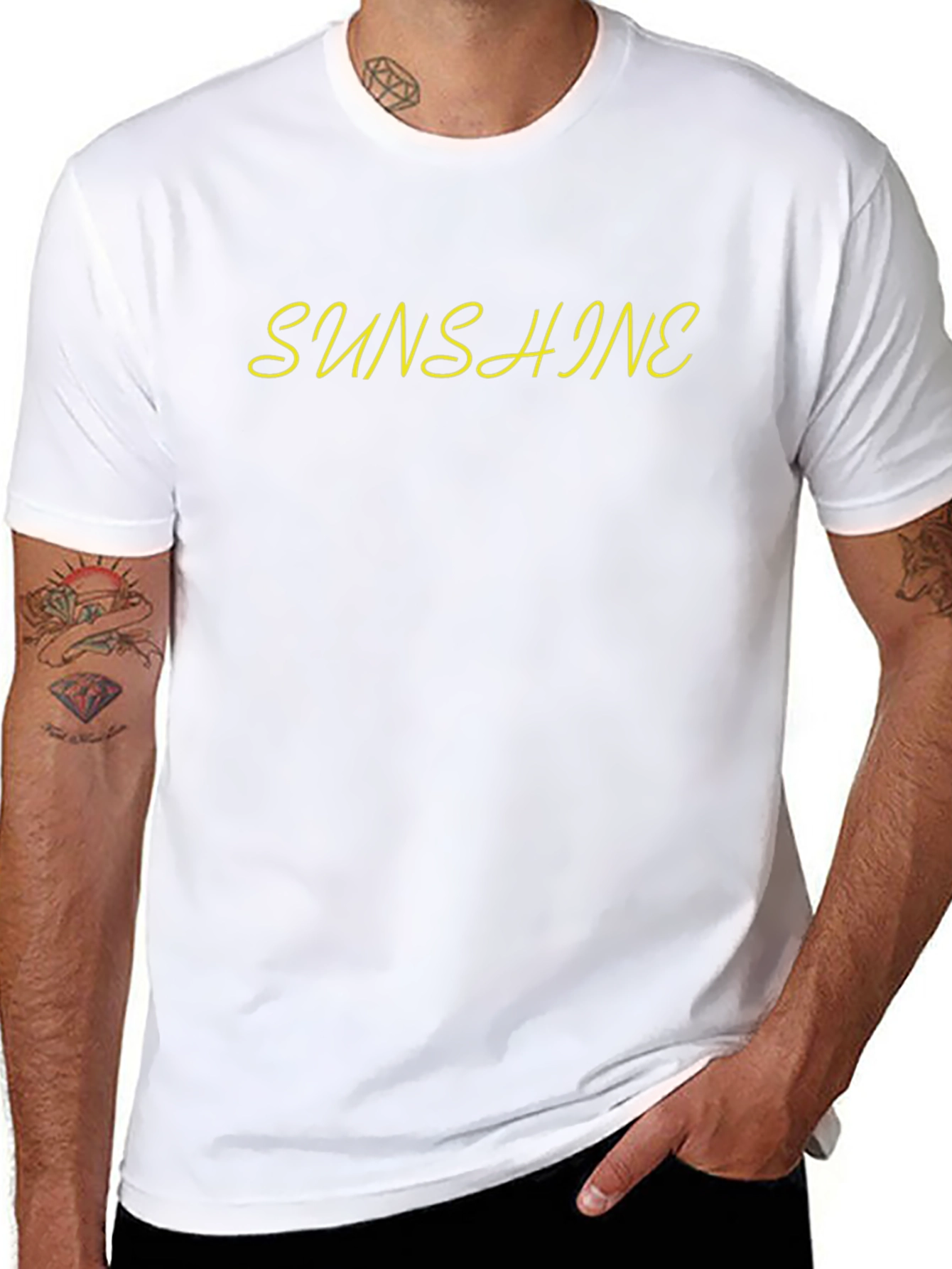 Sunshine Graphic Black T-Shirt