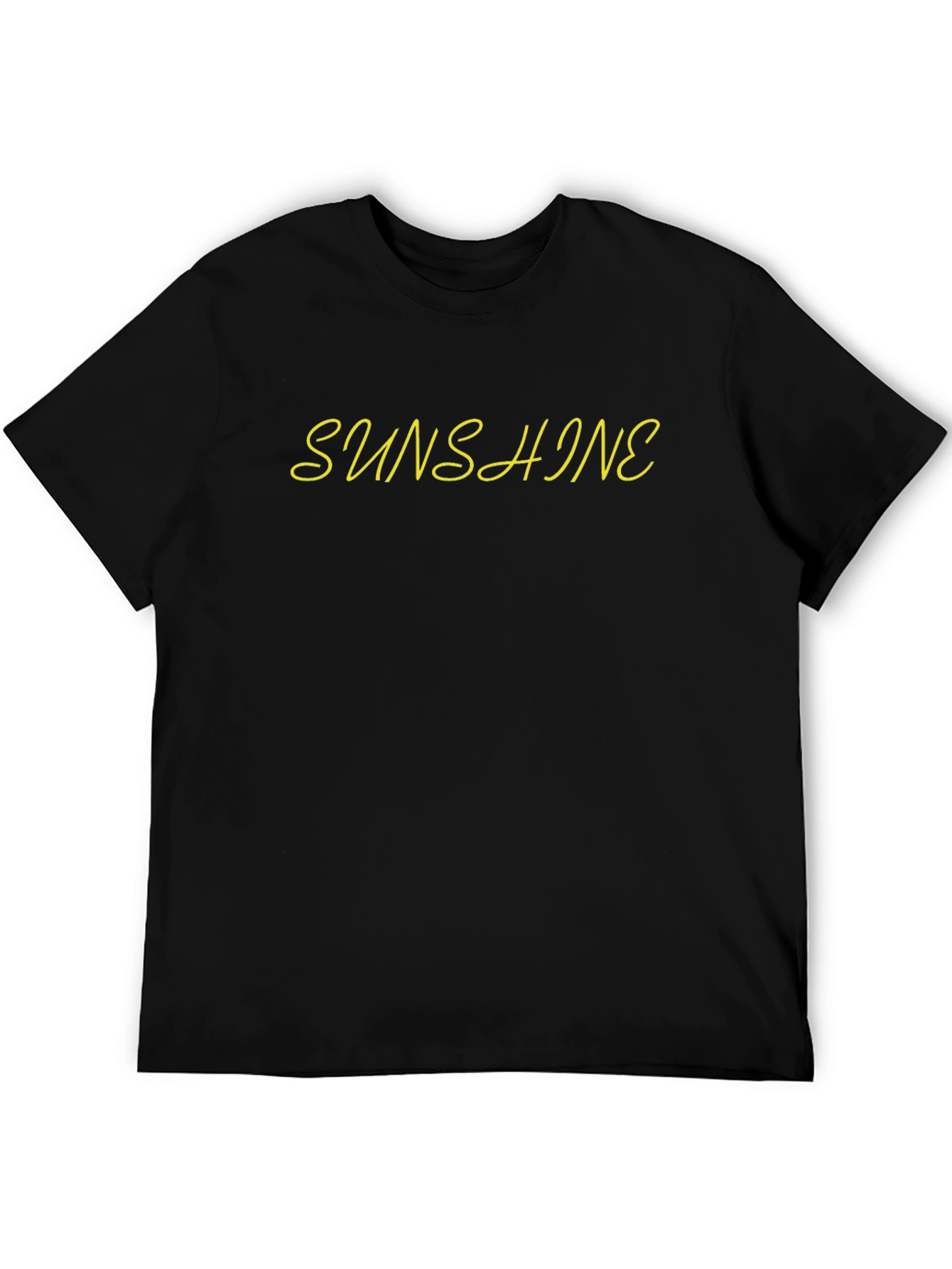 Sunshine Graphic Black T-Shirt