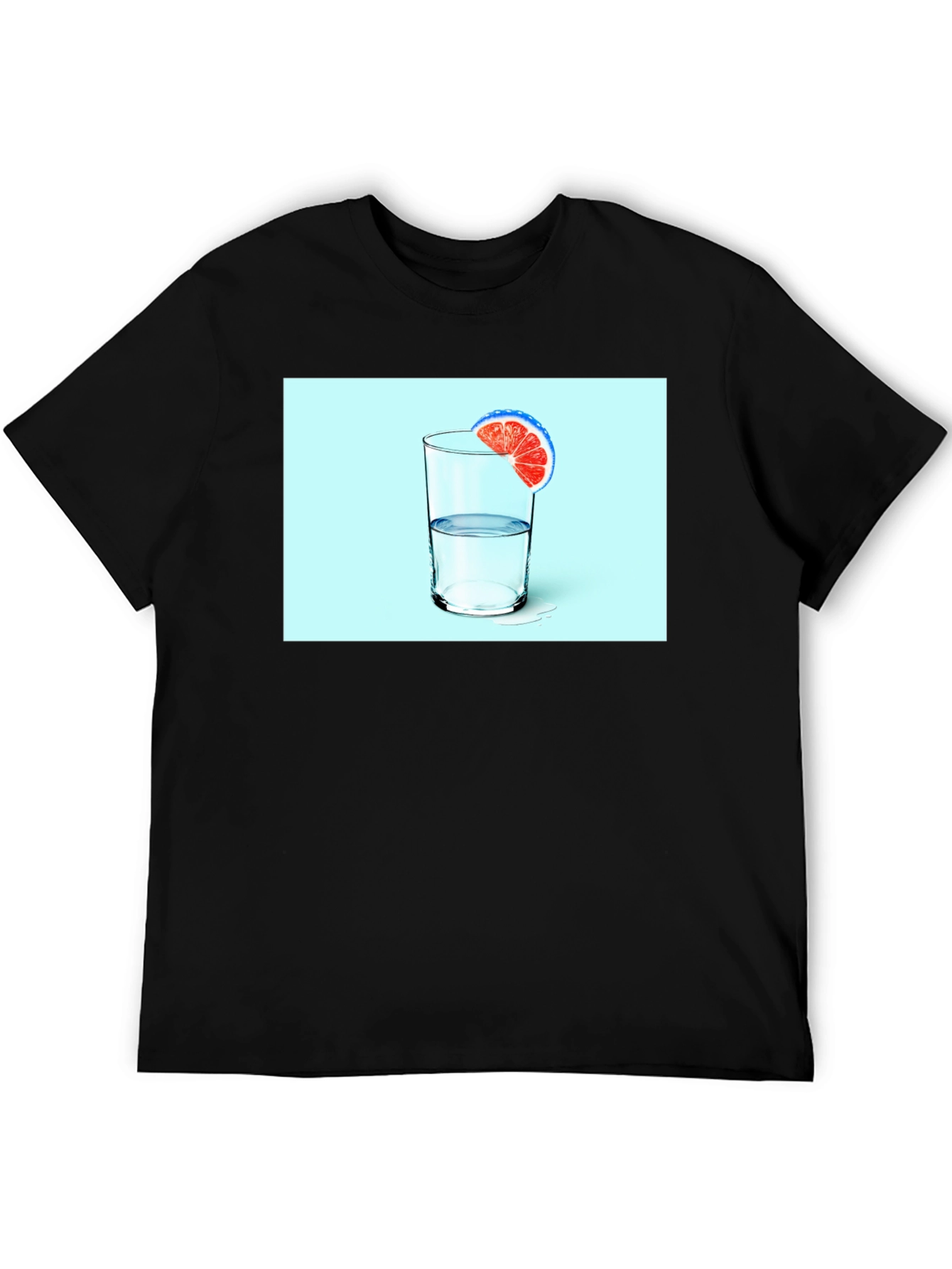 Citrus Water Graphic Tee - Refreshing Design