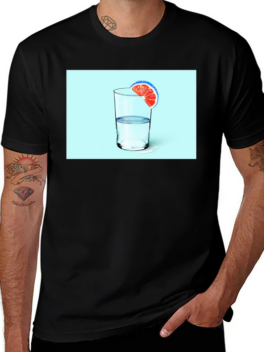 Citrus Water Graphic Tee - Refreshing Design