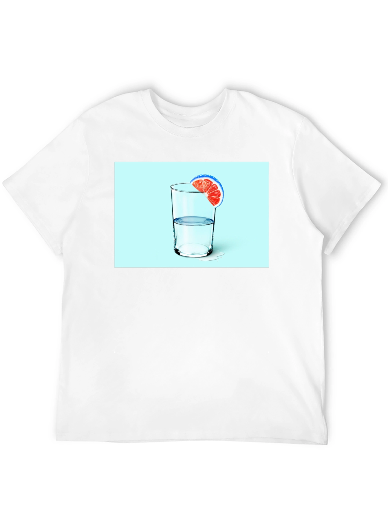 Citrus Water Graphic Tee - Refreshing Design