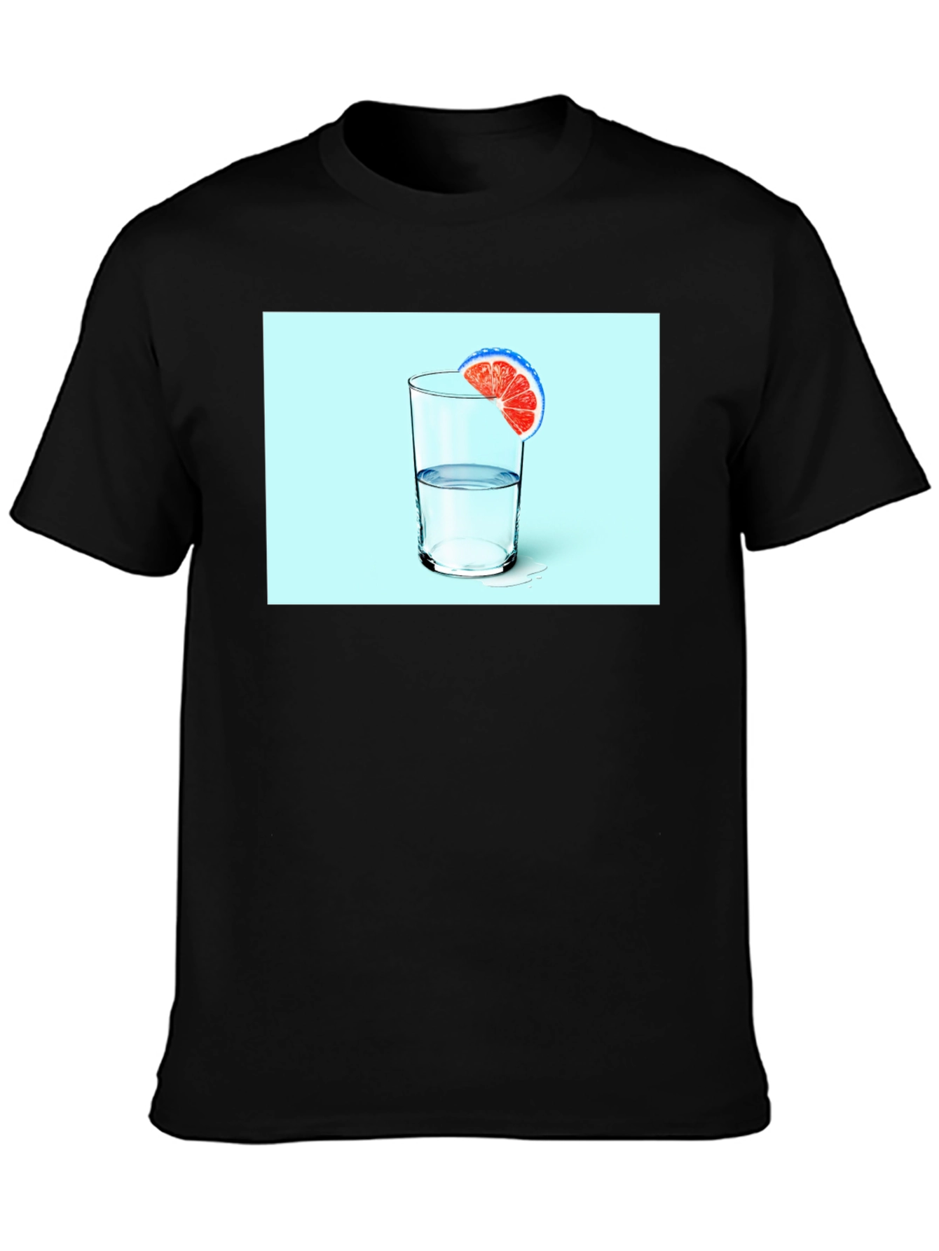 Citrus Water Graphic Tee - Refreshing Design