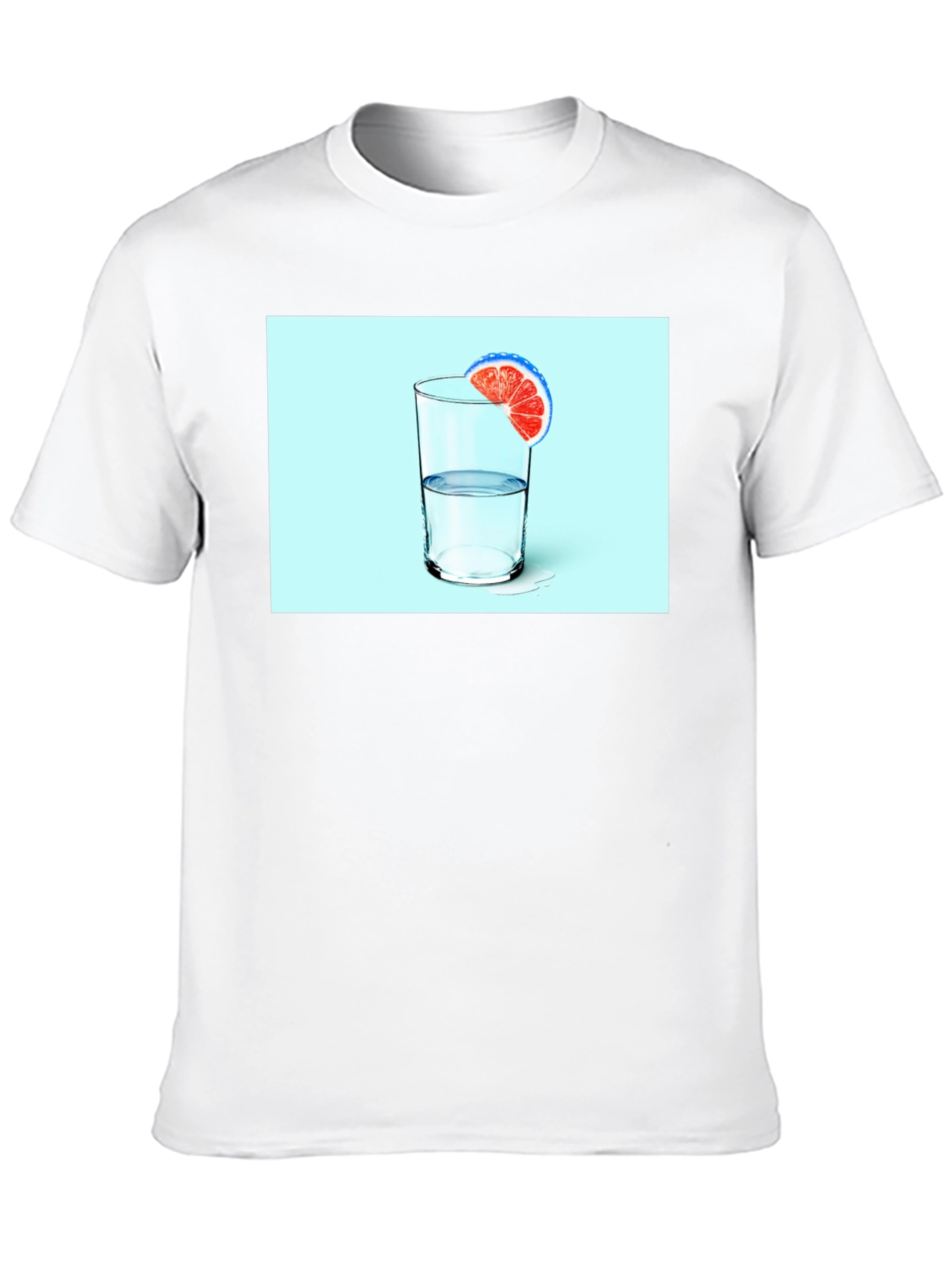 Citrus Water Graphic Tee - Refreshing Design