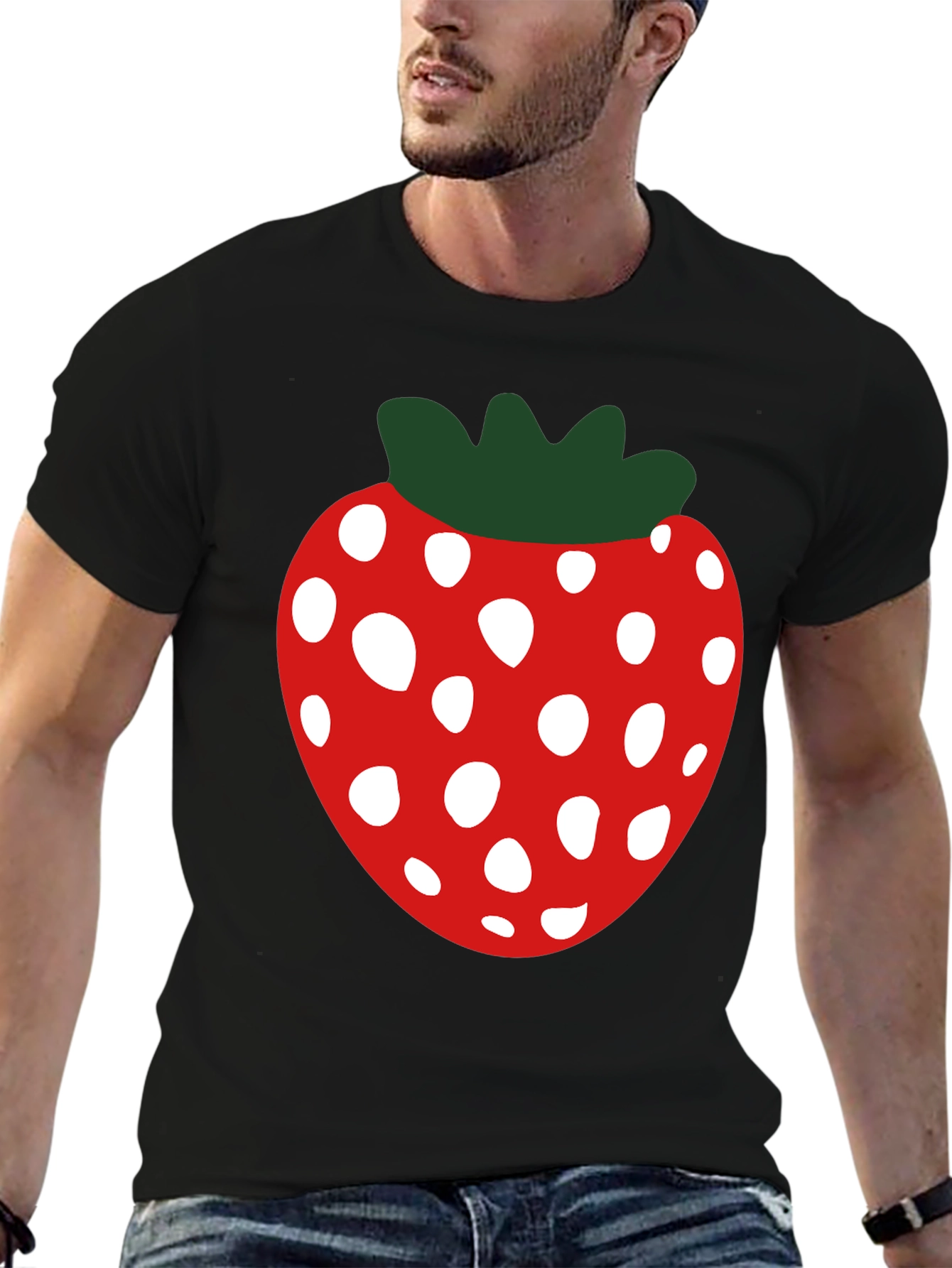 Strawberry Graphic Tee - Fun & Stylish