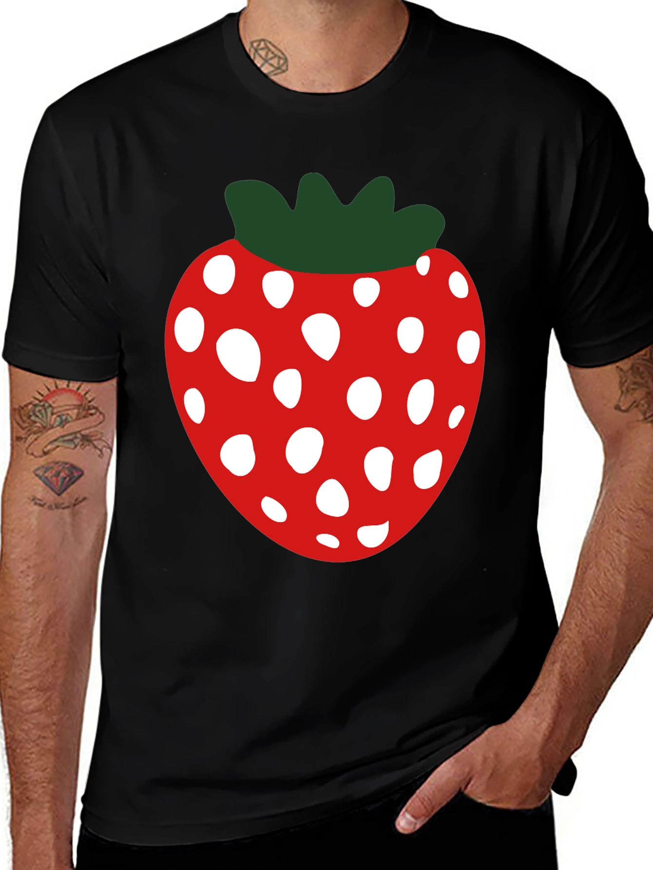 Strawberry Graphic Tee - Fun & Stylish