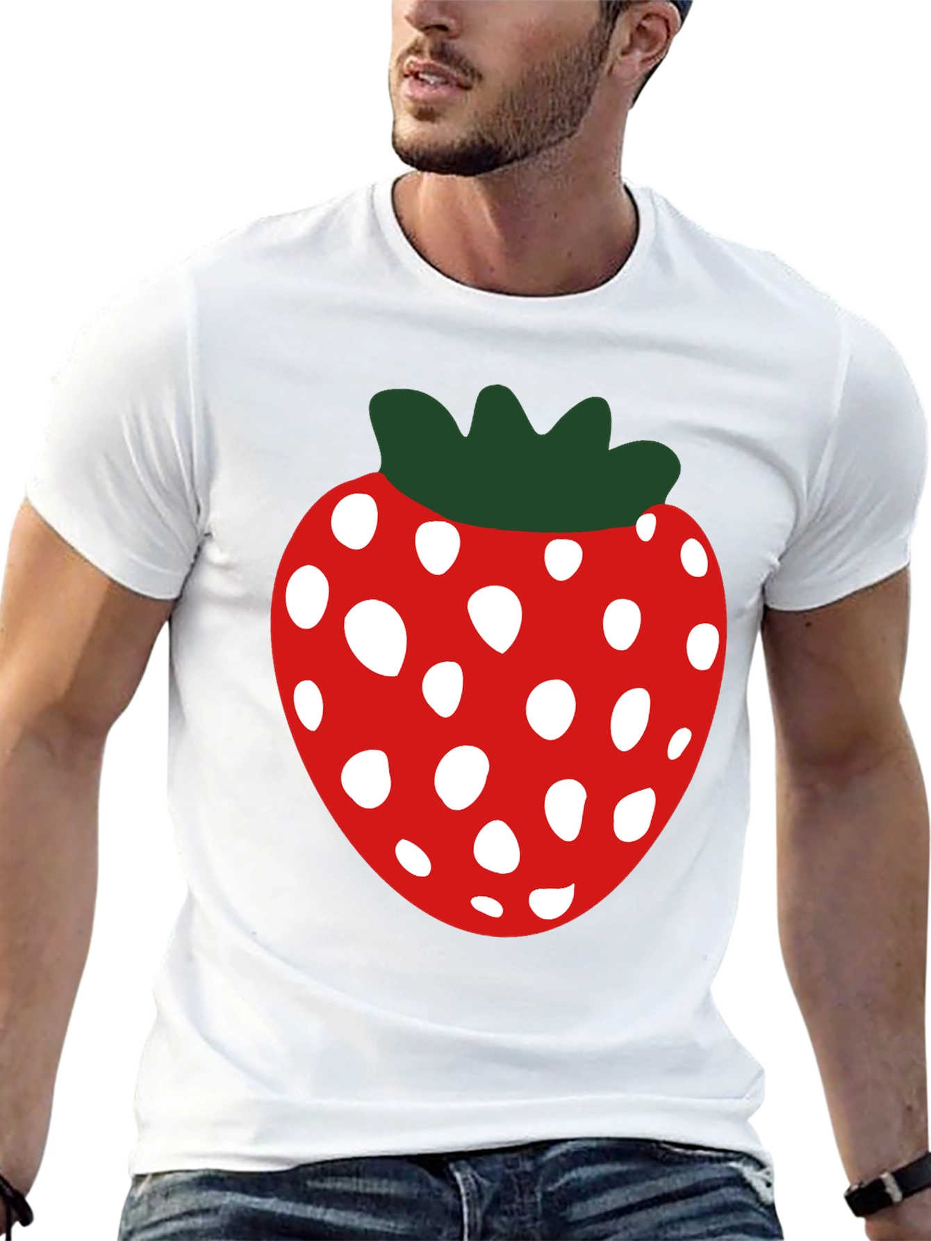 Strawberry Graphic Tee - Fun & Stylish