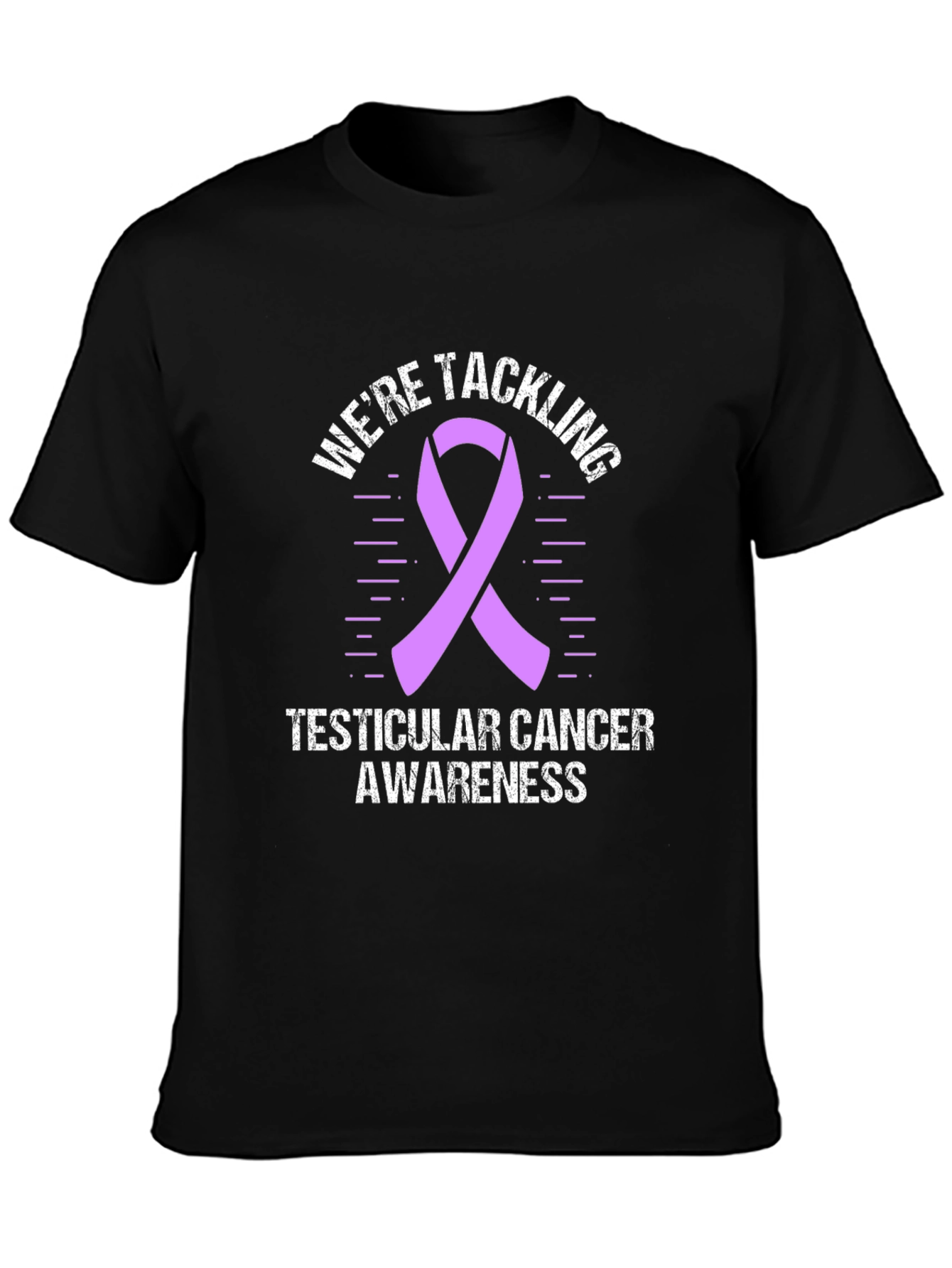 Testicular Cancer Awareness Ribbon T-Shirt