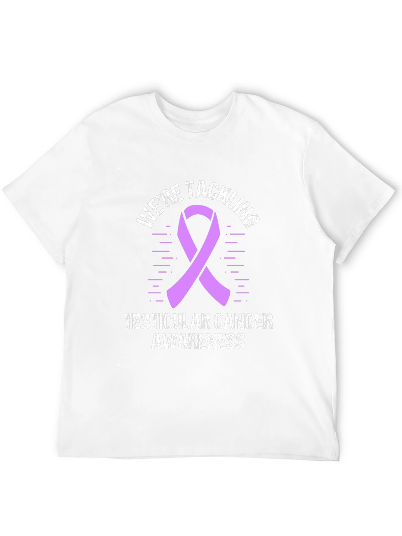 Testicular Cancer Awareness Ribbon T-Shirt