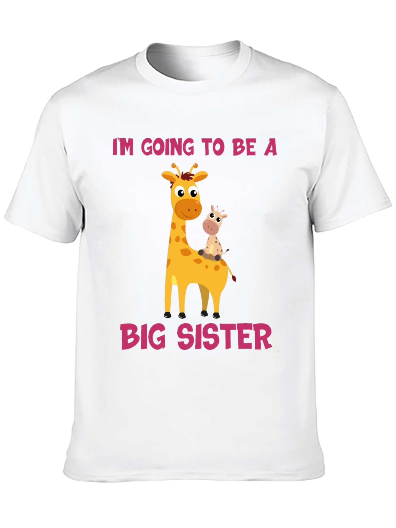 Im Going To Be A Big Sister Giraffe T-Shirt