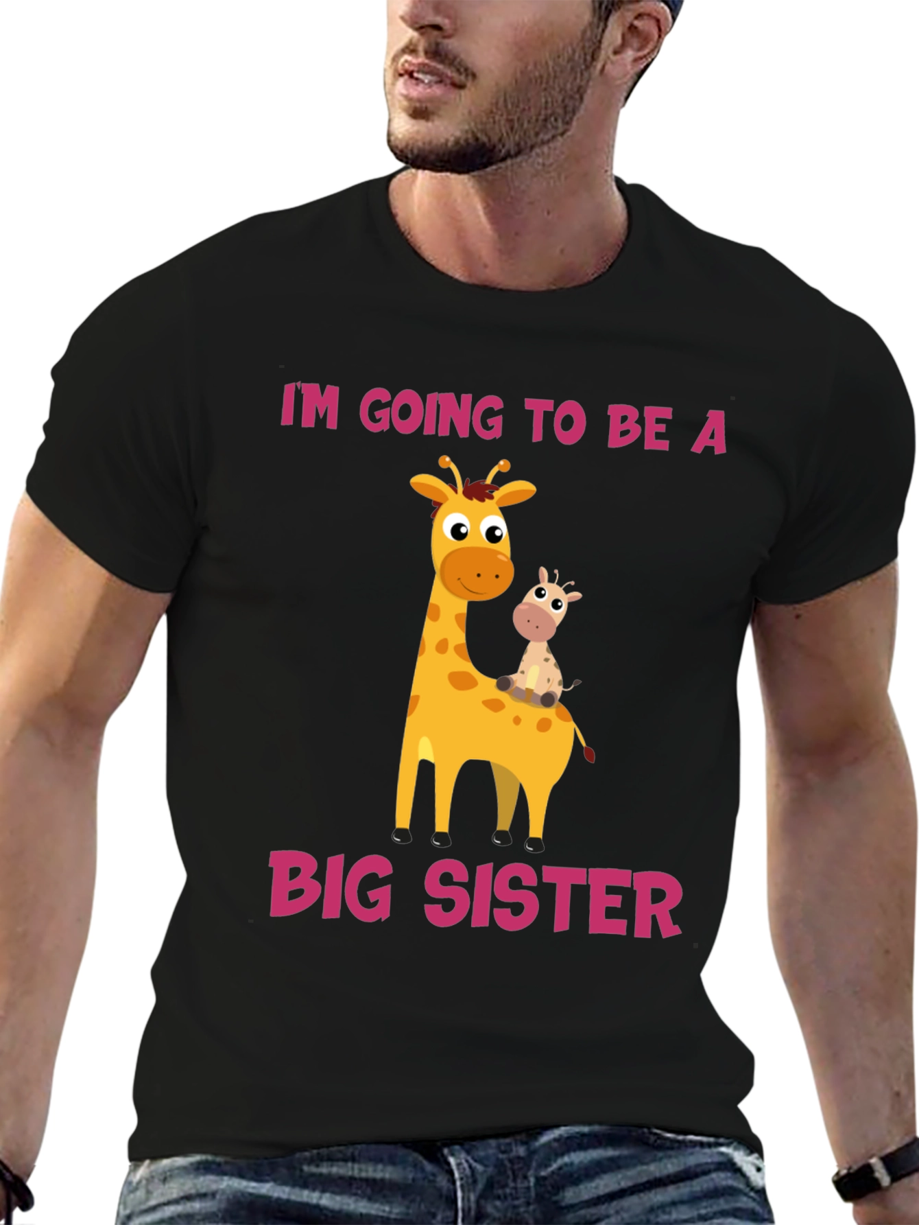 Im Going To Be A Big Sister Giraffe T-Shirt