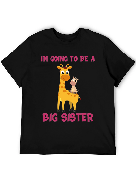 Im Going To Be A Big Sister Giraffe T-Shirt